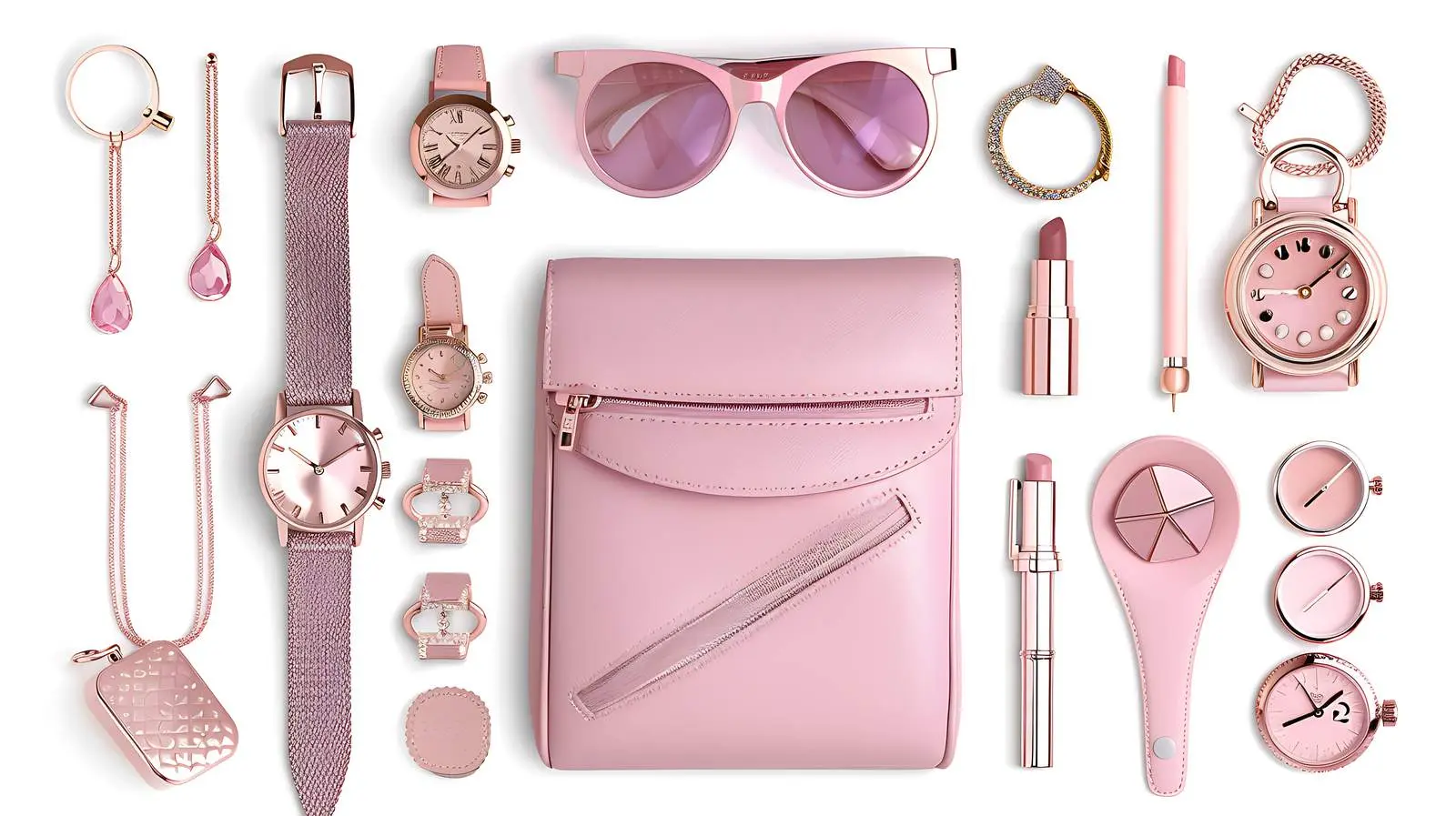 Trendy Women's Fashion Accessories Set — free download from Dotvec