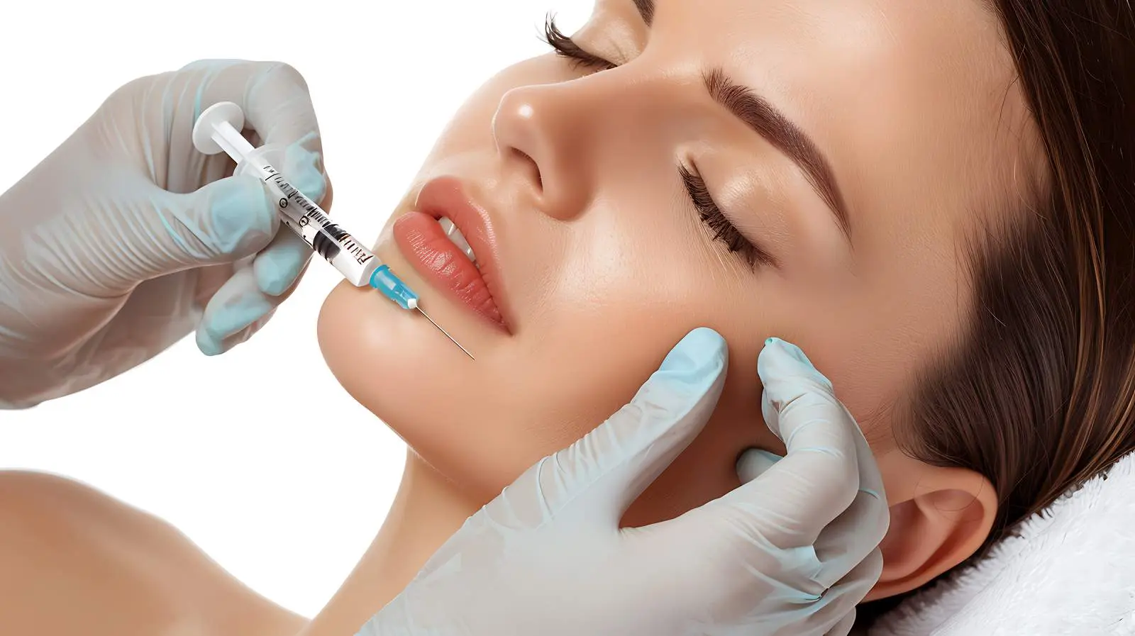 Woman Receiving Beauty Injection Treatment – free cosmetics image from Dotvec