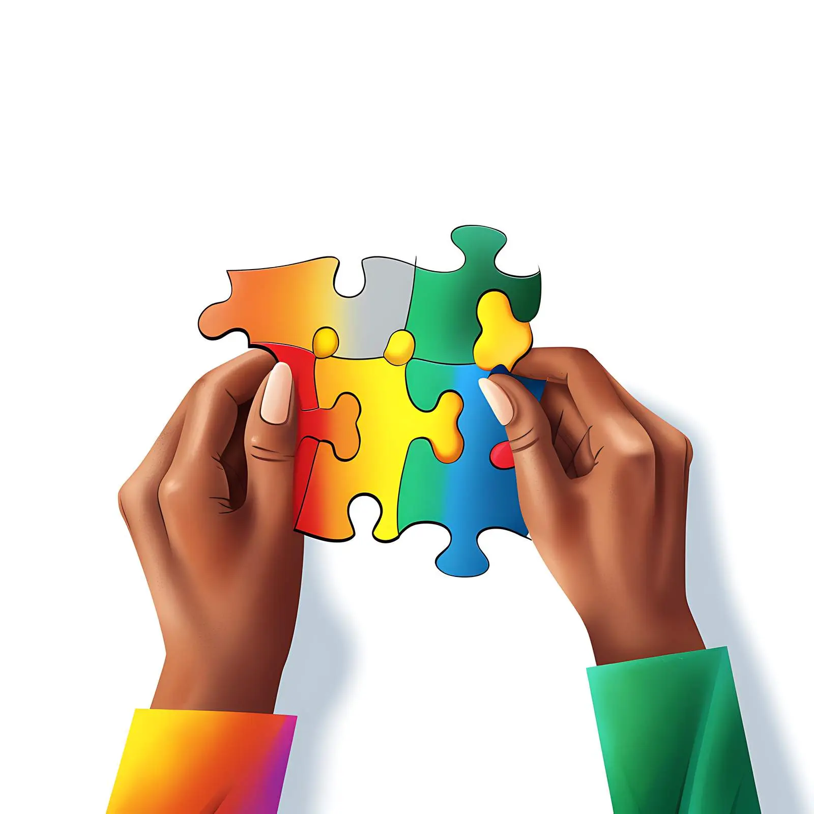 Hands Holding Puzzle Game Piece – free board game image from Dotvec