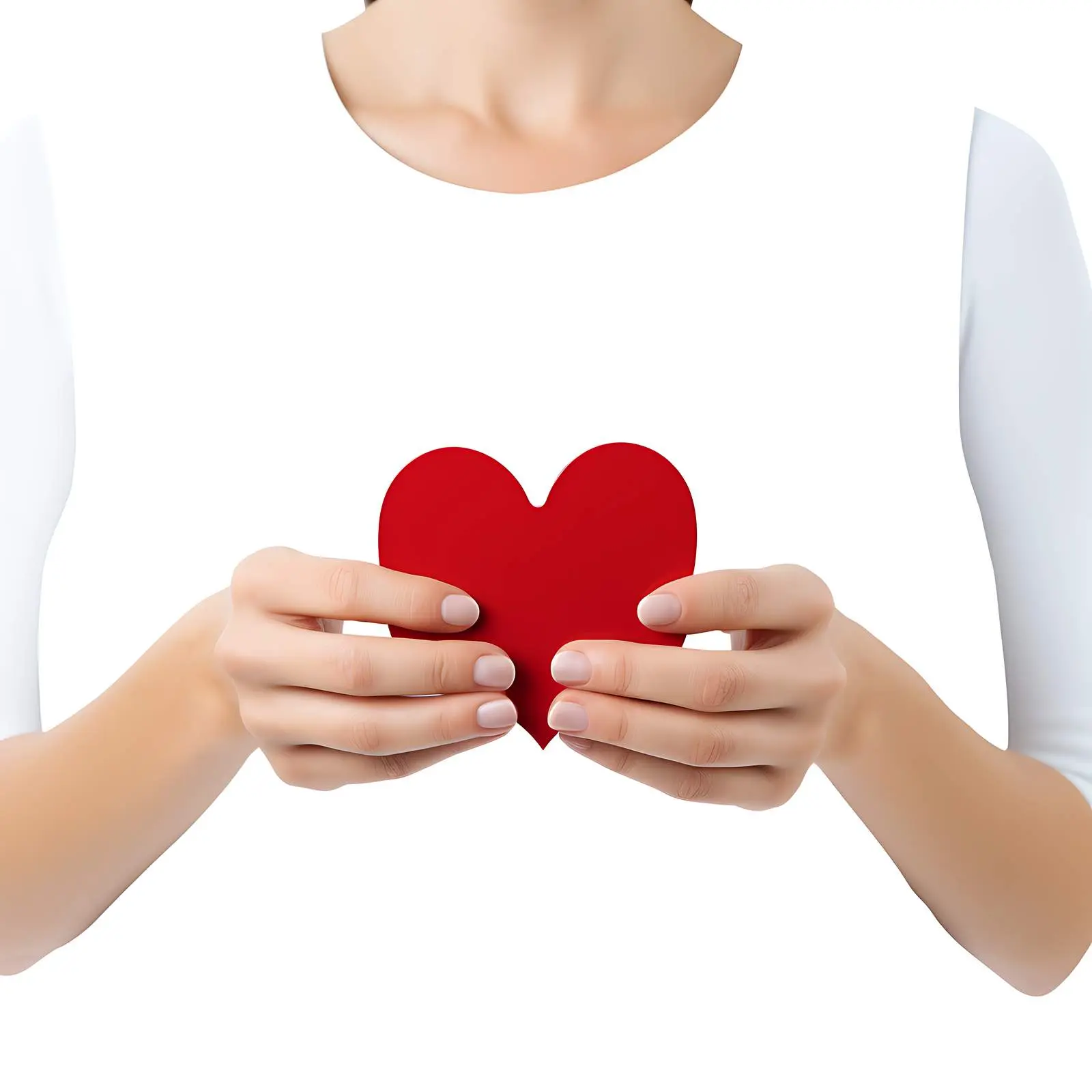 Holding Two Parts of a Heart Puzzle — free download from Dotvec