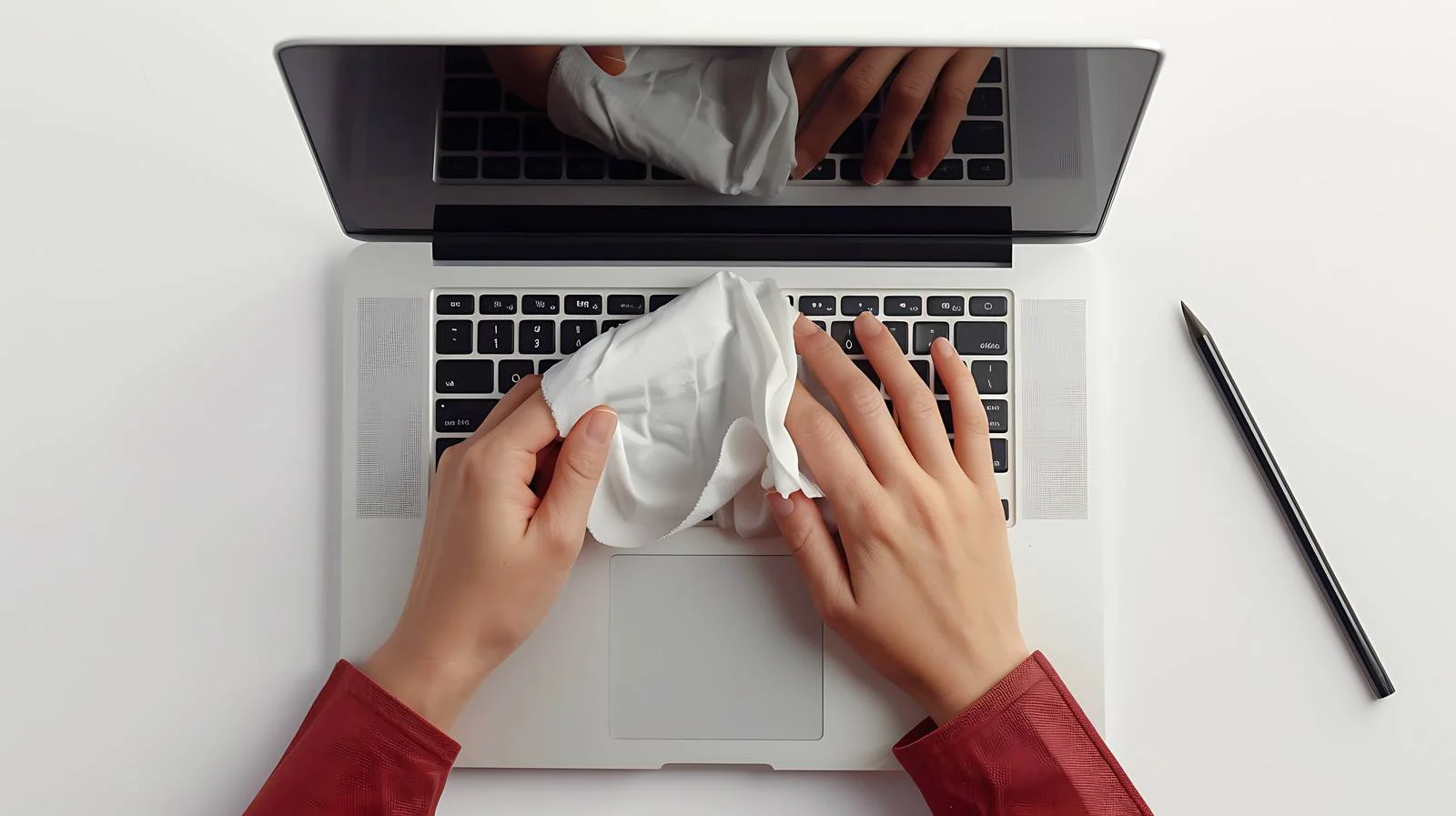 Maintaining Laptop Screen Hygiene — free download from Dotvec