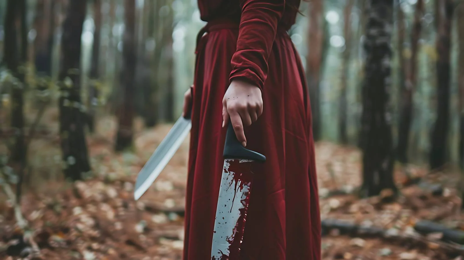 Foreboding Scene in Dark Forest — free download from Dotvec