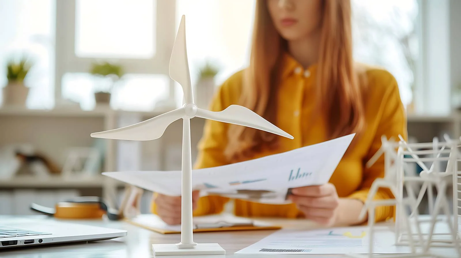 Professional Wind Turbine Paper Presentation — free download from Dotvec