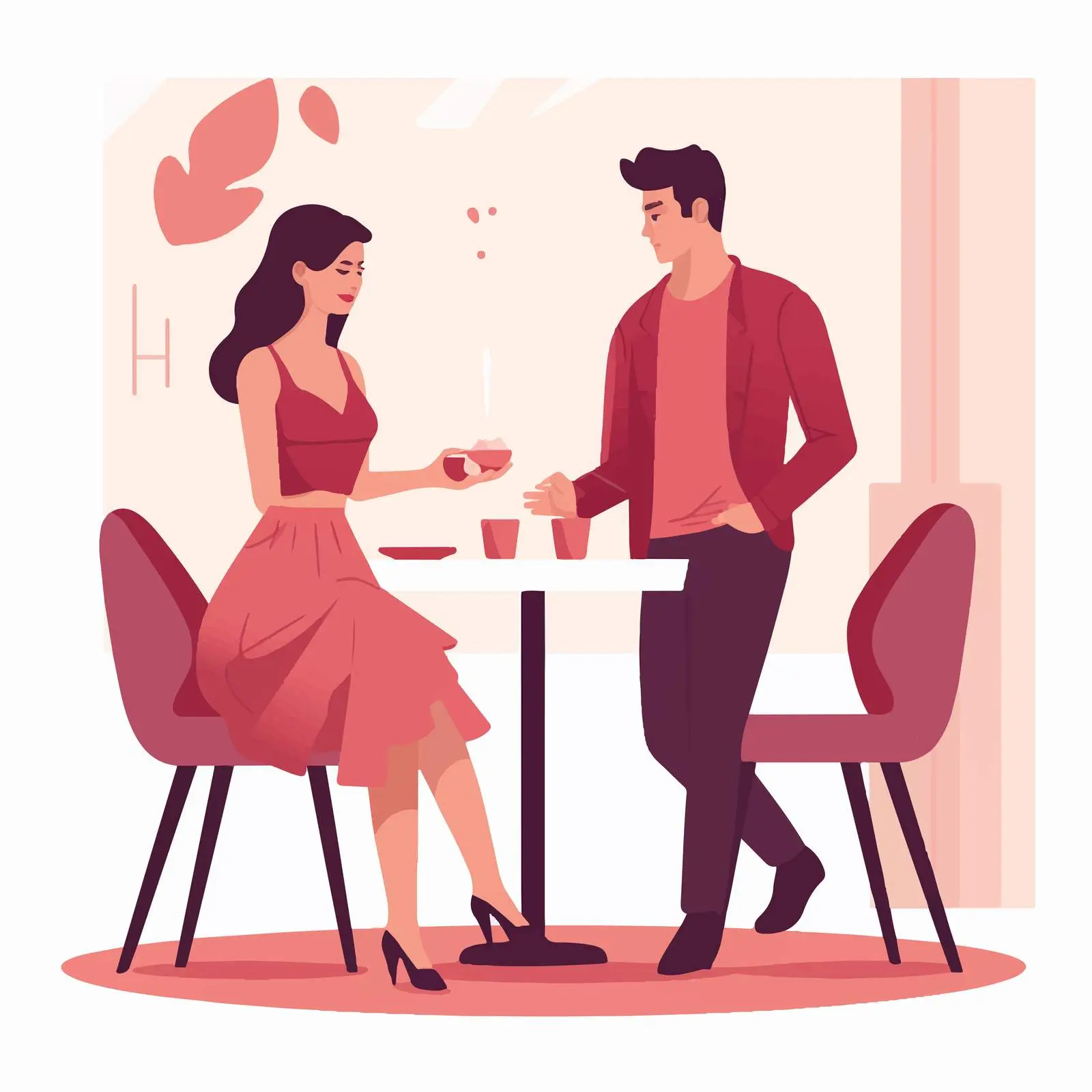 Woman Leaving After Bad Date Quarrel — free download from Dotvec