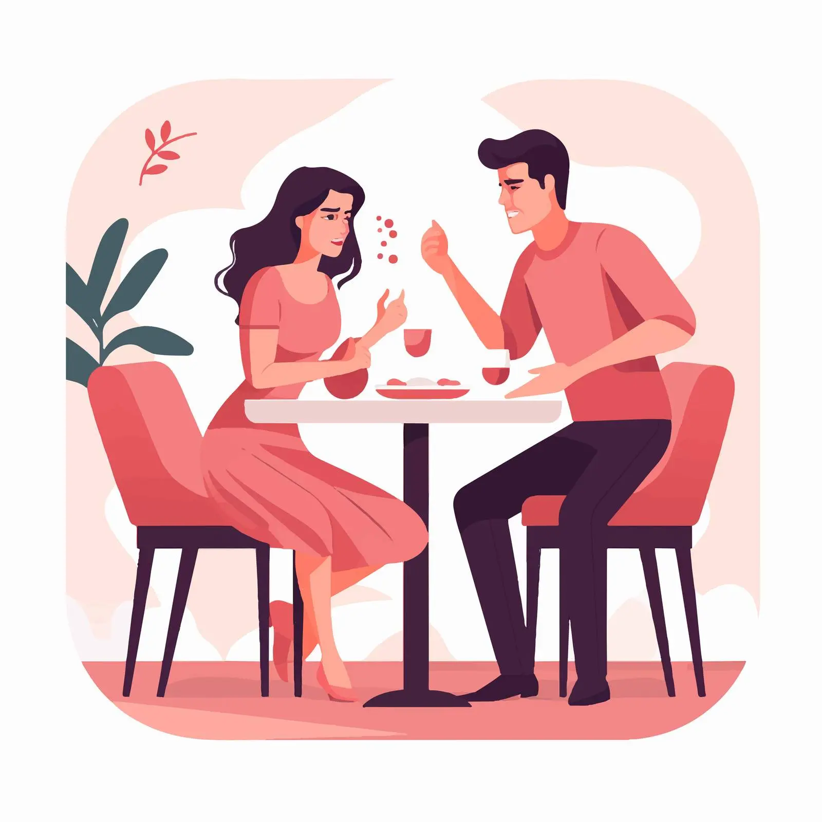 Woman Leaving After Bad Date Conflict — free download from Dotvec