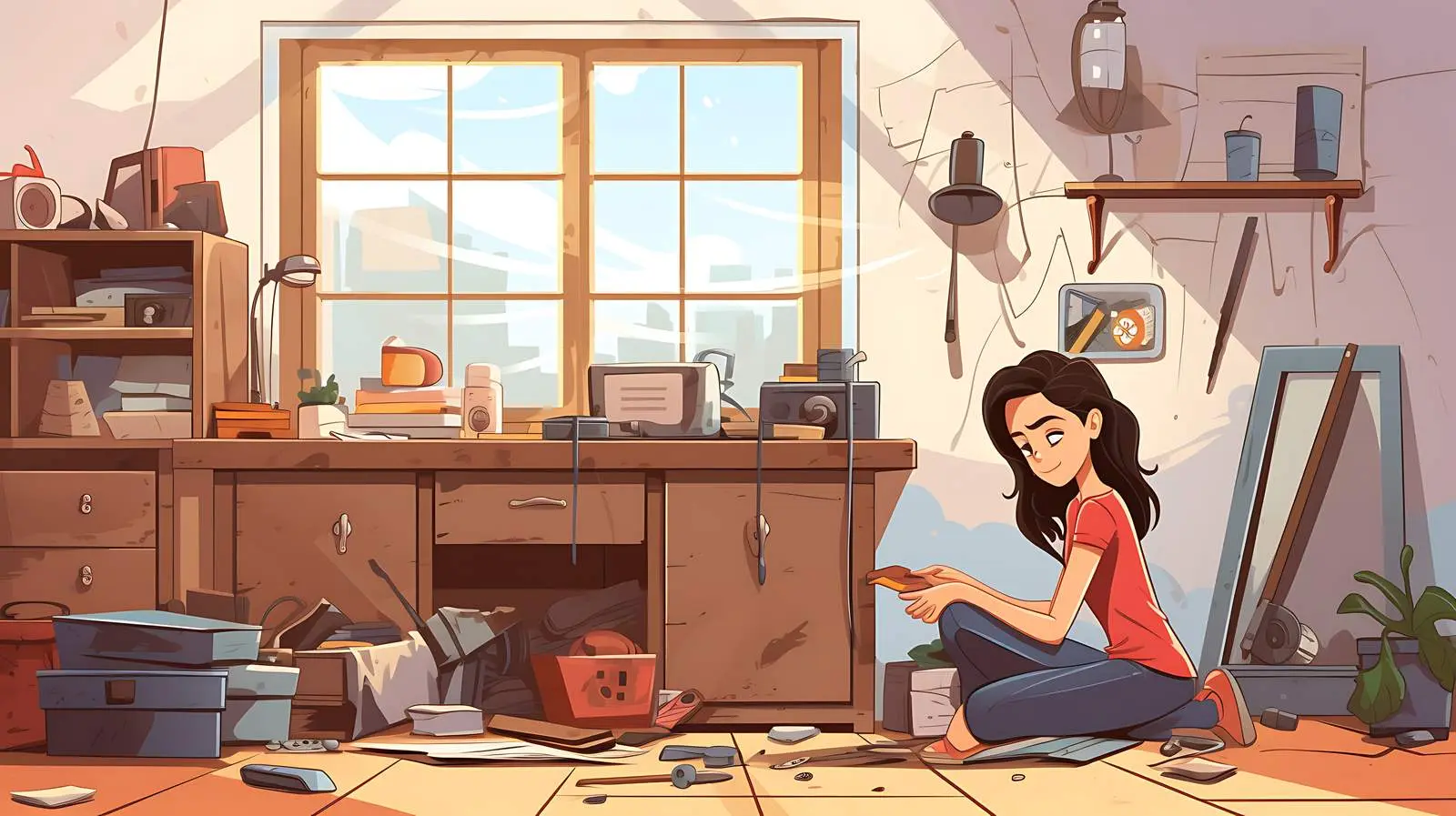 Home Repairs Illustration — free download from Dotvec