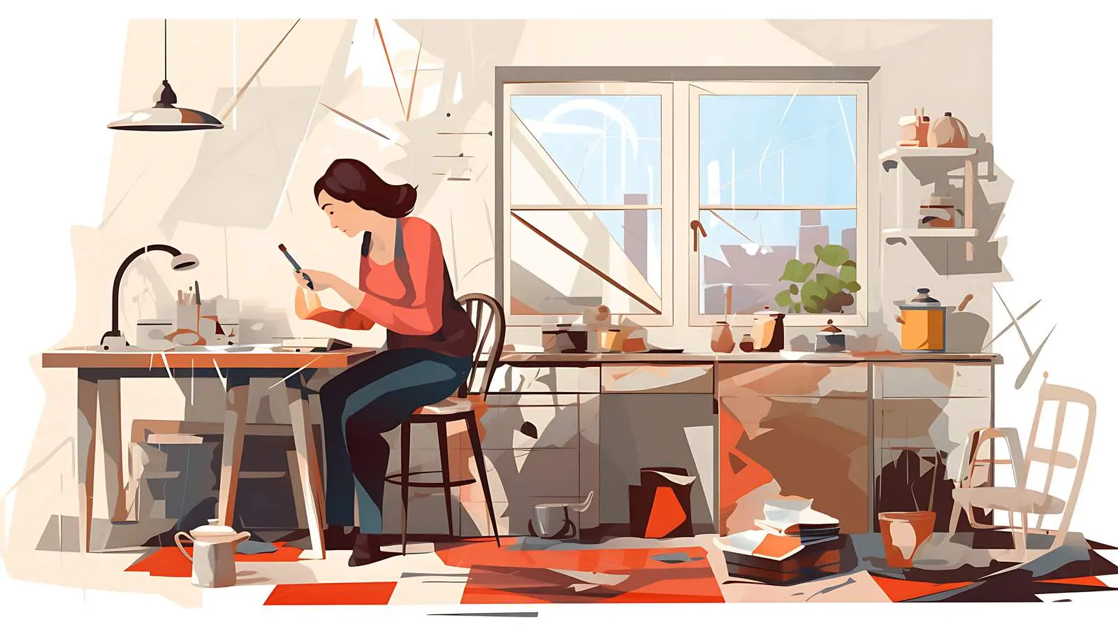 Home Repair DIY Illustration — free download from Dotvec