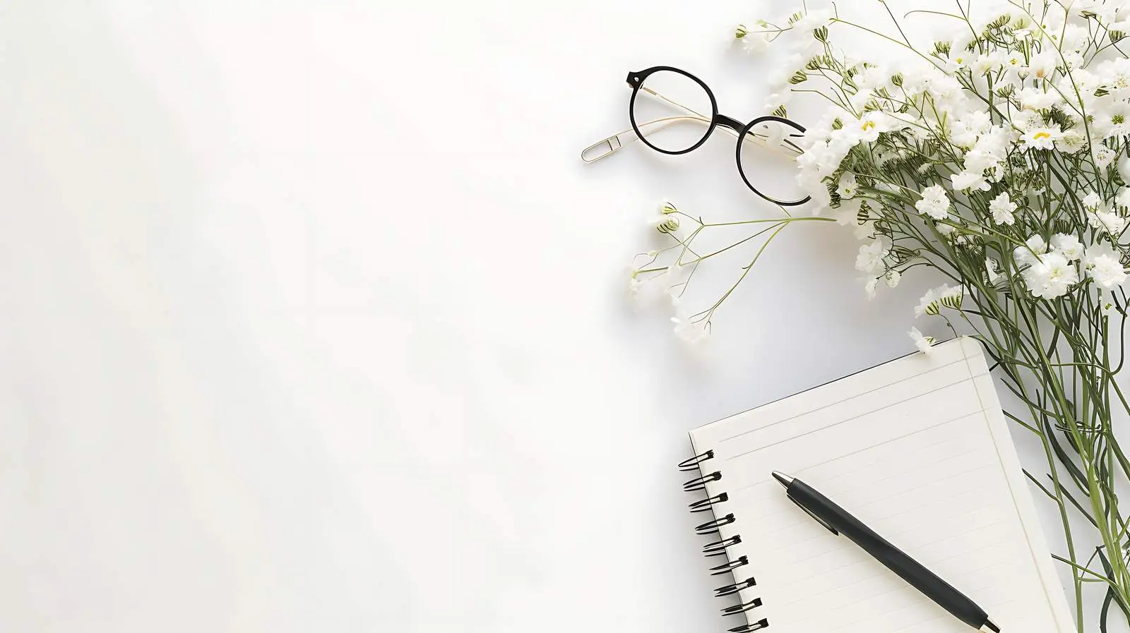 Modern Minimal Home Office Desk Setup — free download from Dotvec