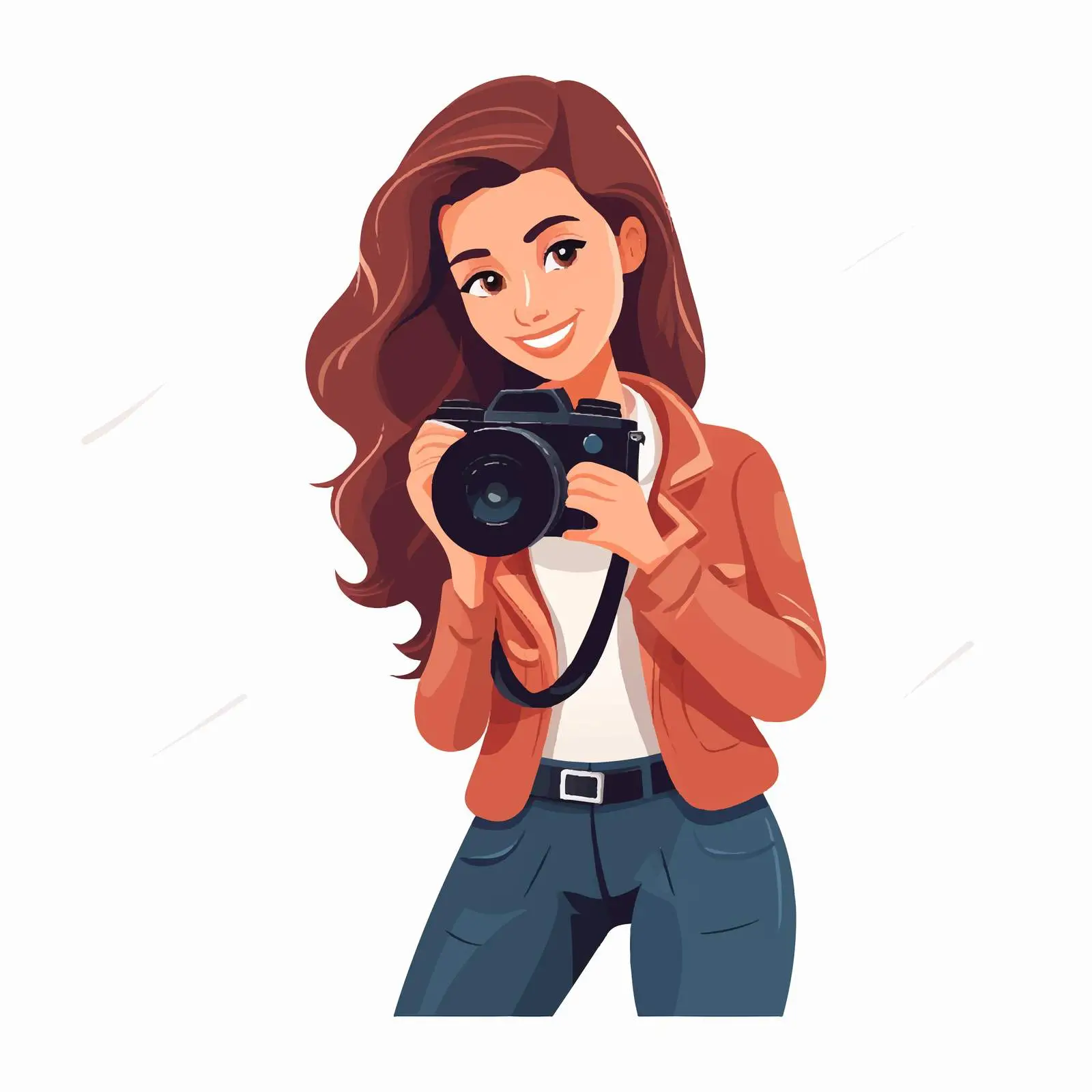 Woman Photographer Capturing Moments with Camera — free download from Dotvec