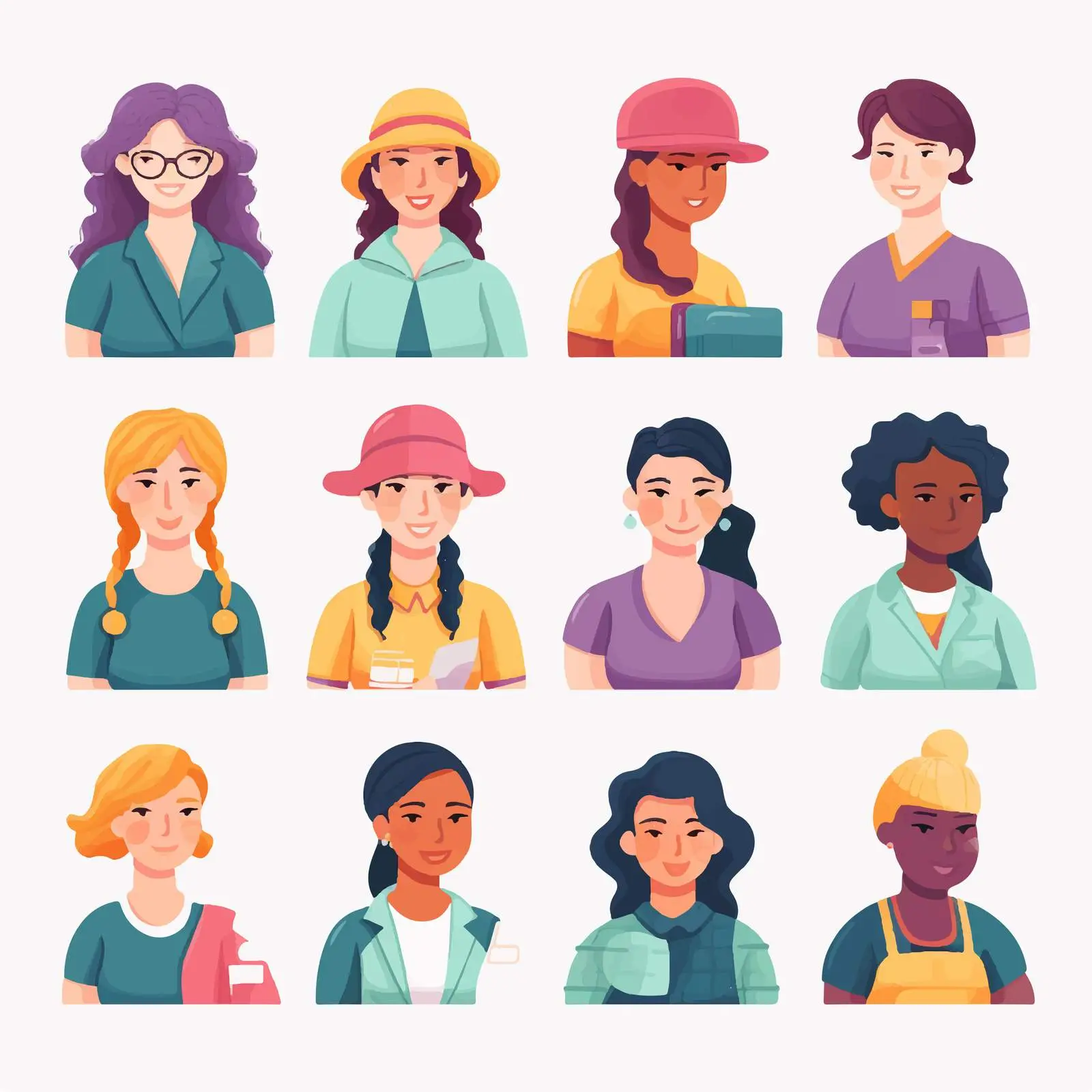Diverse Women in Various Professions and Occupations — free download from Dotvec