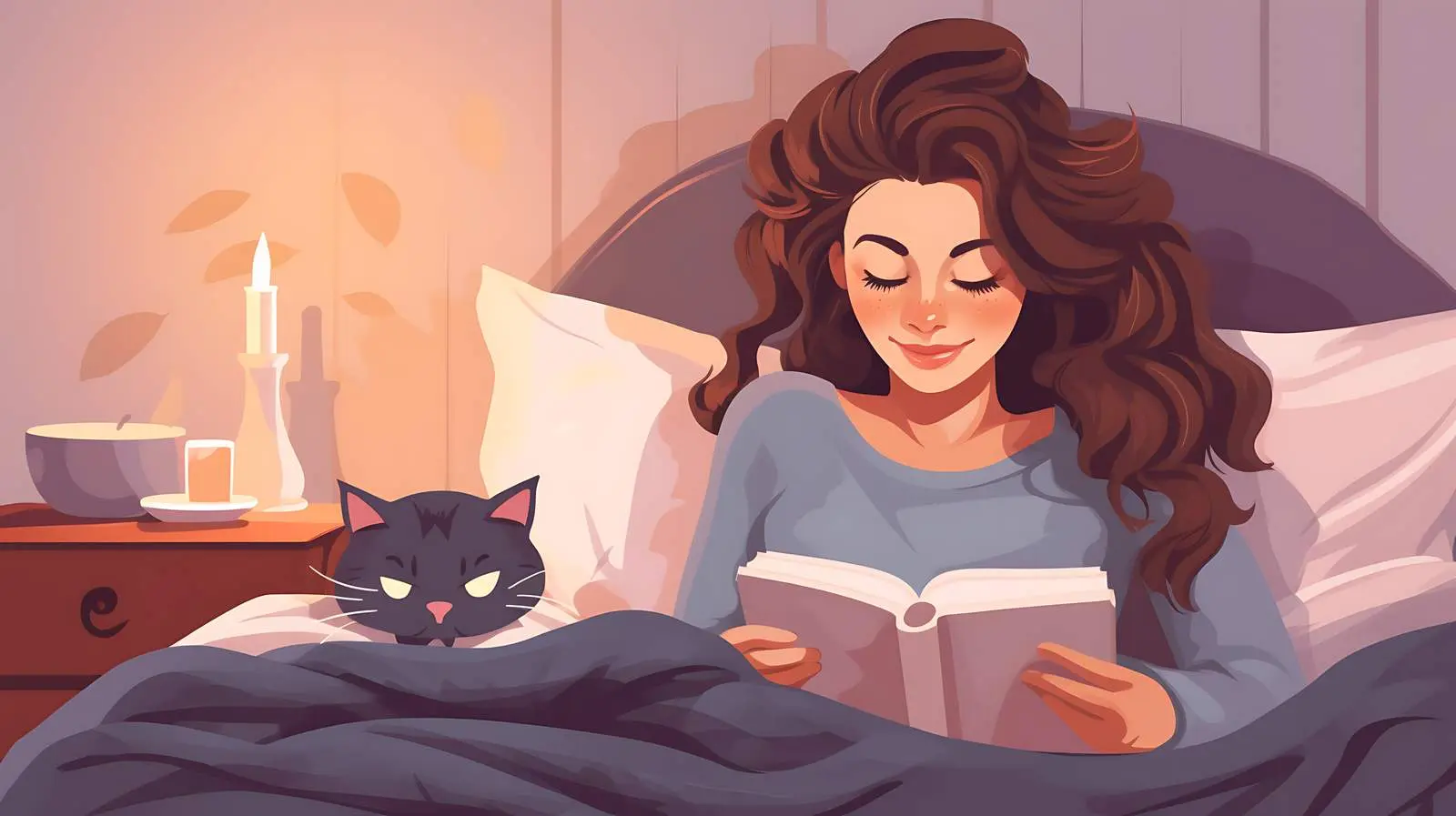 Serene Reading Moment — free download from Dotvec