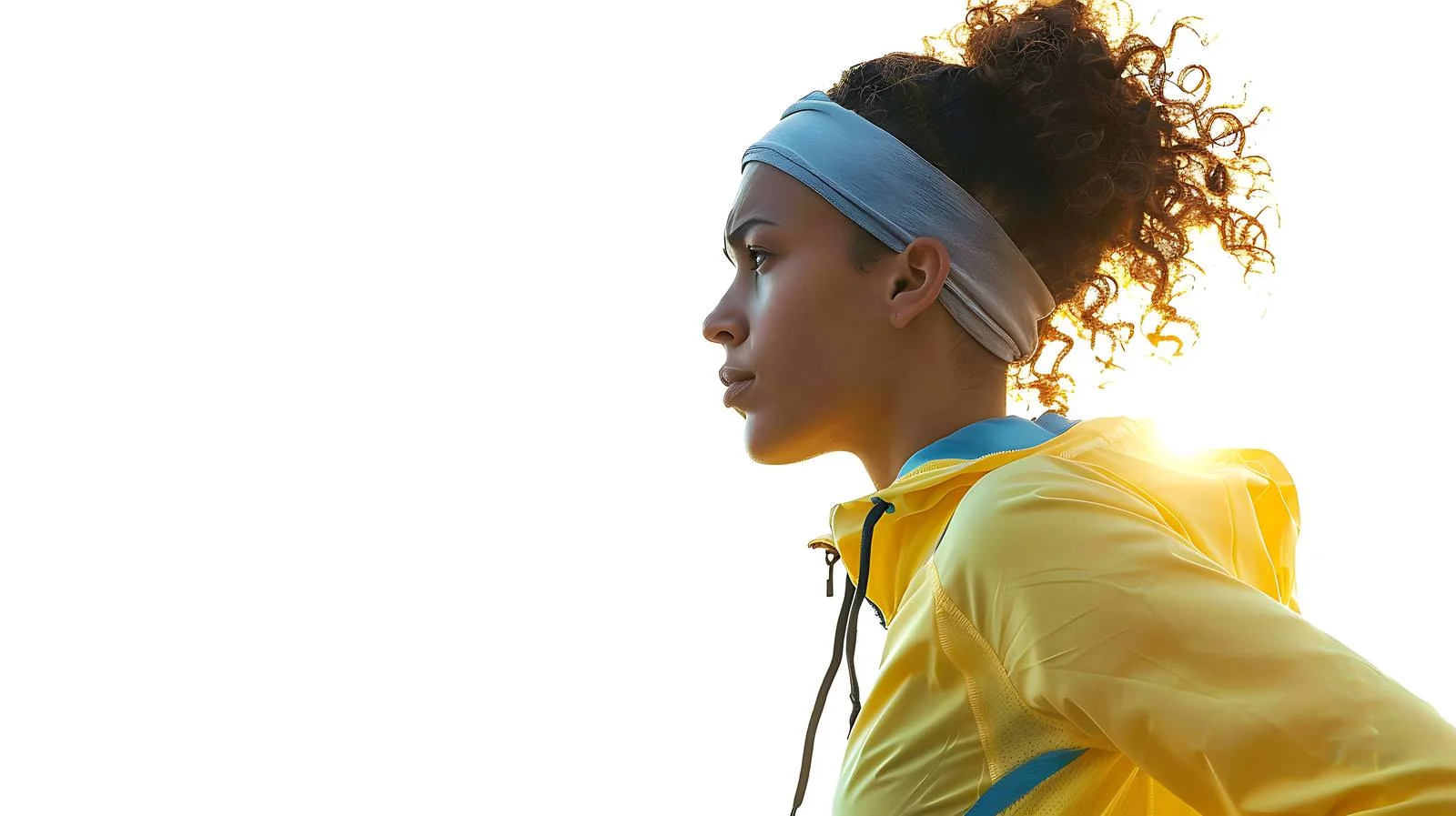 Female Runner Rests in Forest — free download from Dotvec