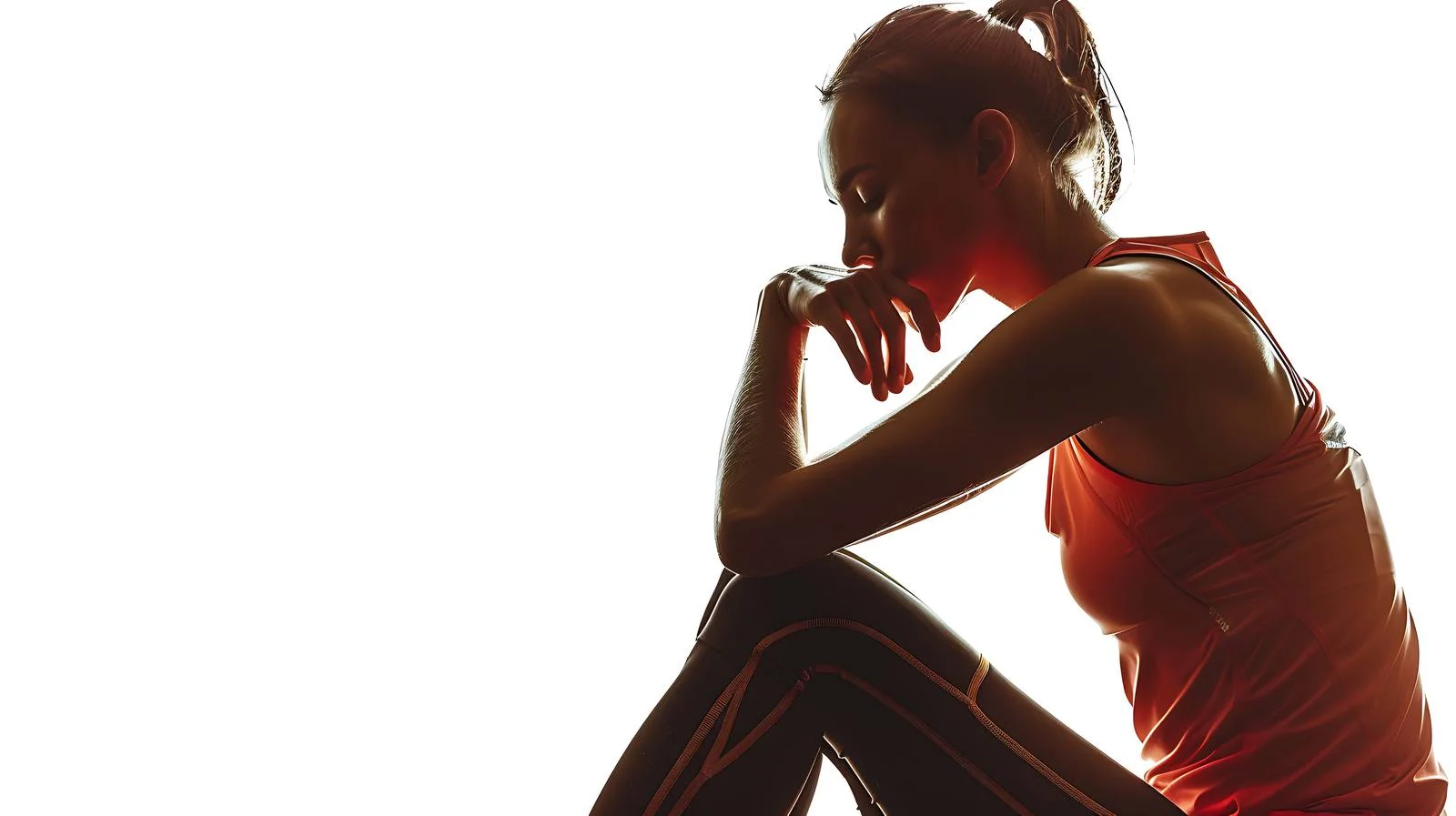 Jogger Resting in Forest Clearing — free download from Dotvec