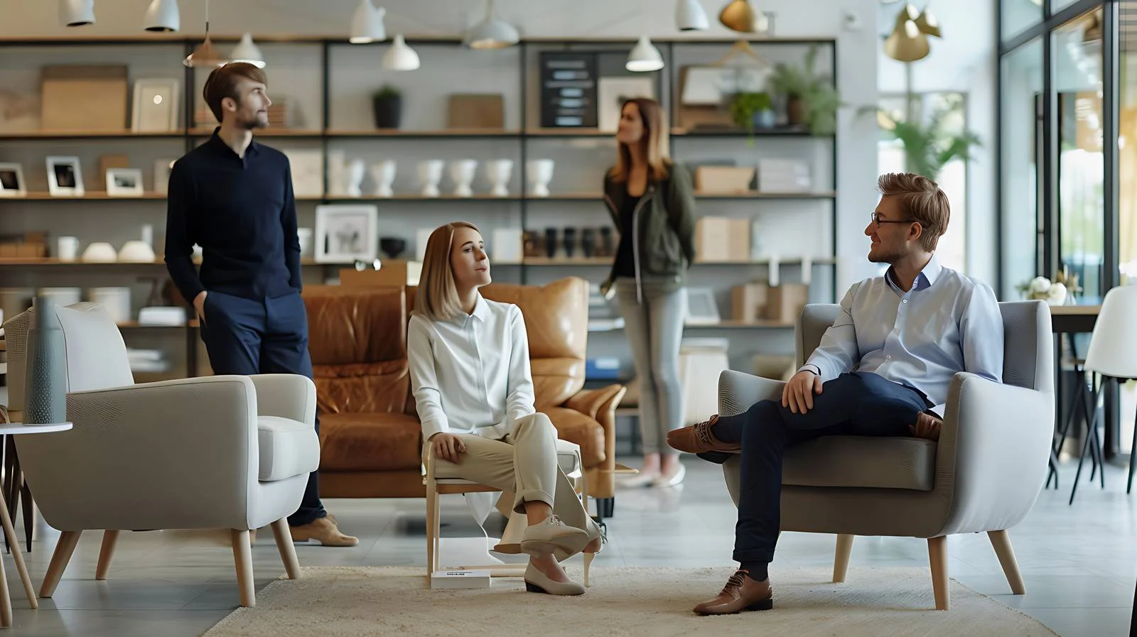 Modern Armchair Shopping Experience — free download from Dotvec