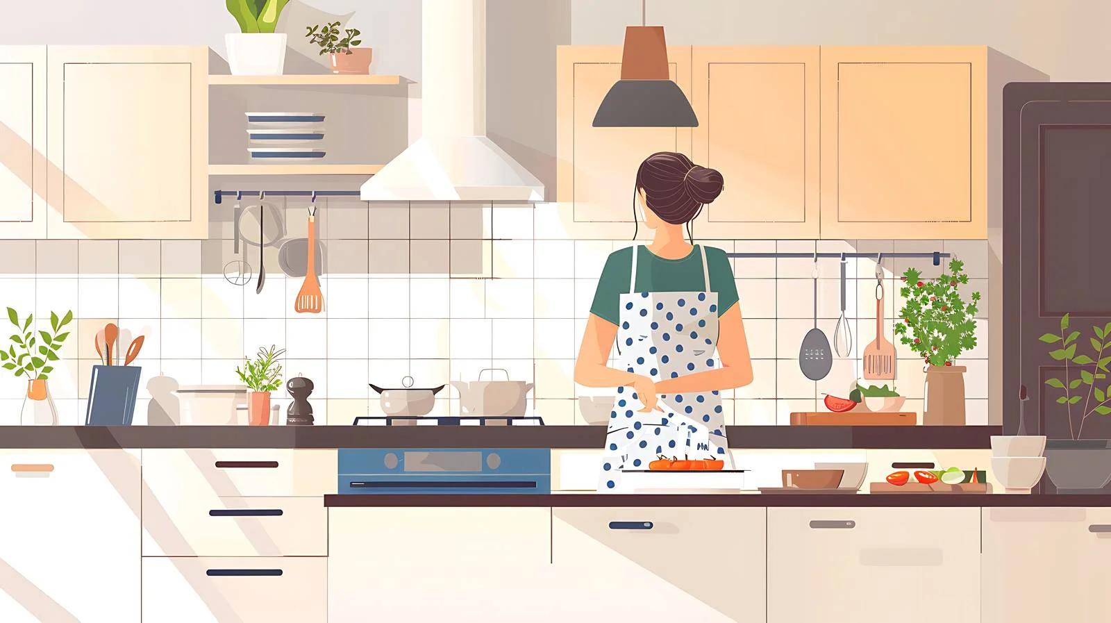 Kitchen Cooking Preparation Image — free download from Dotvec