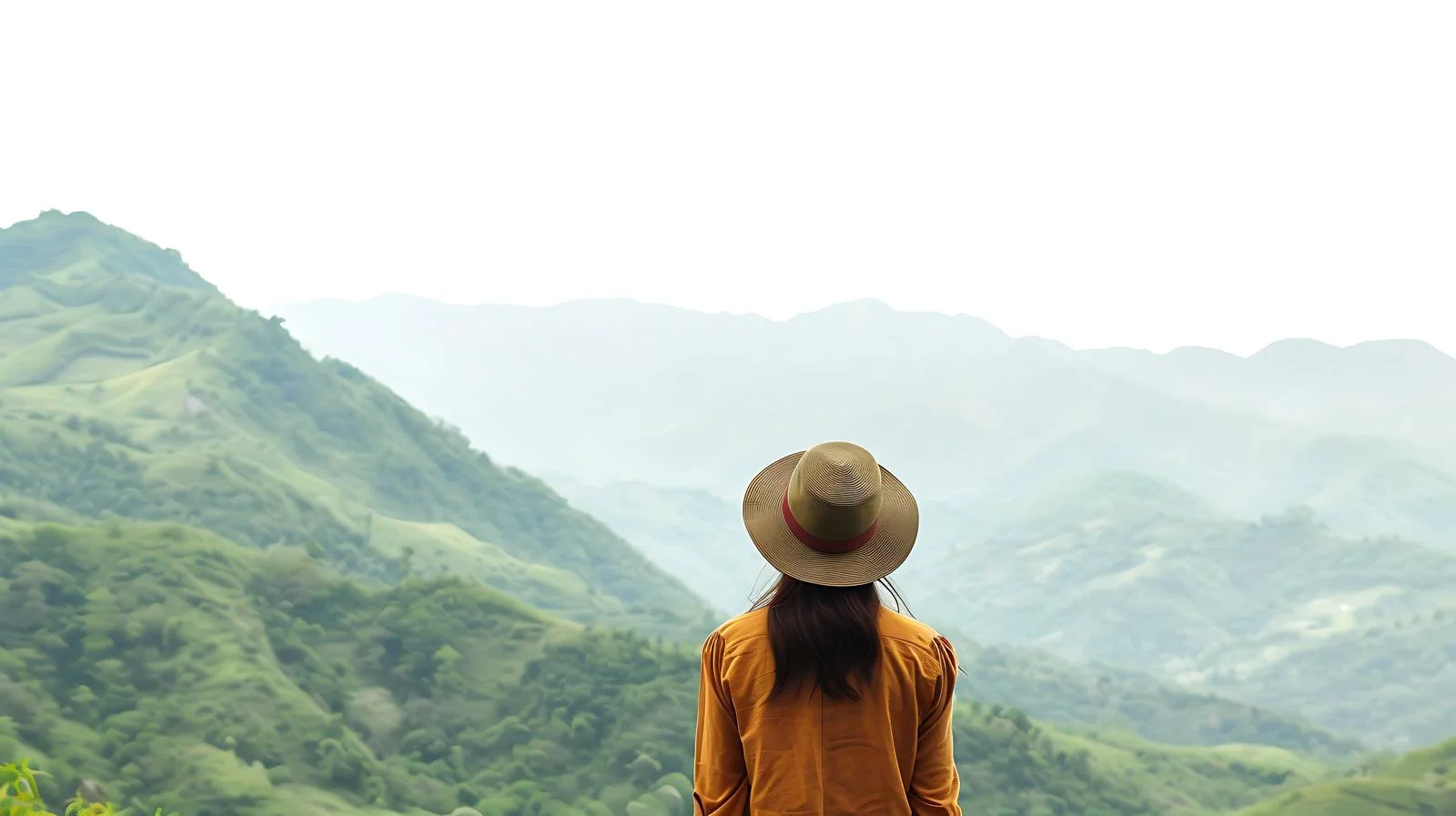 Elegant Traveler Portrait — free download from Dotvec