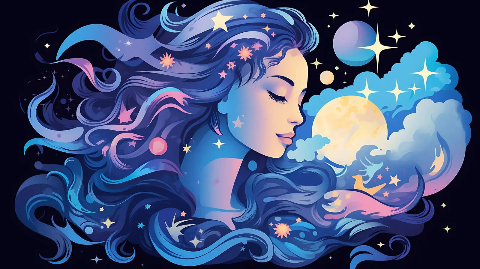 Celestial Hair Artistry — free download from Dotvec