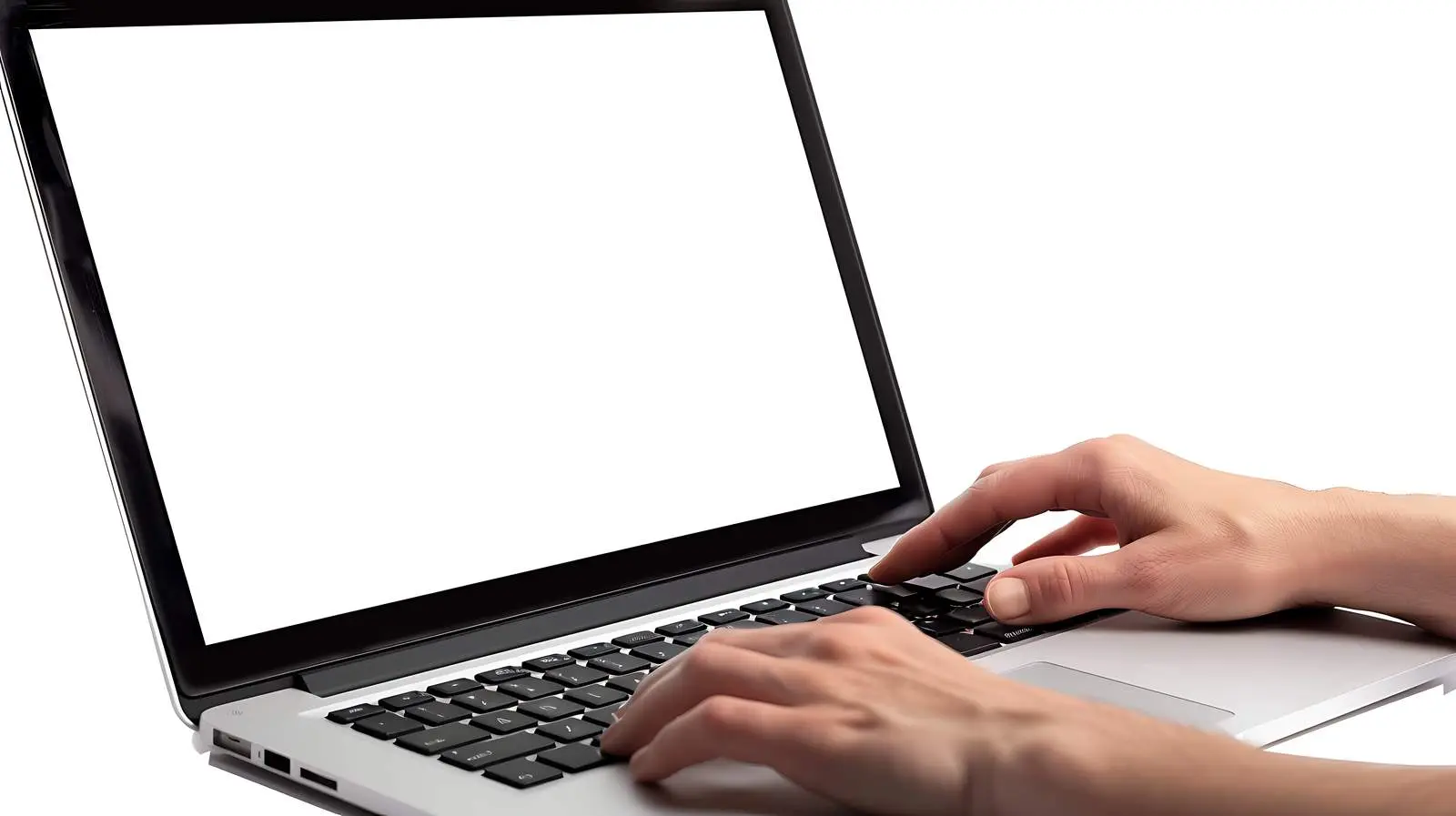 Woman Working on Laptop Computer — free download from Dotvec