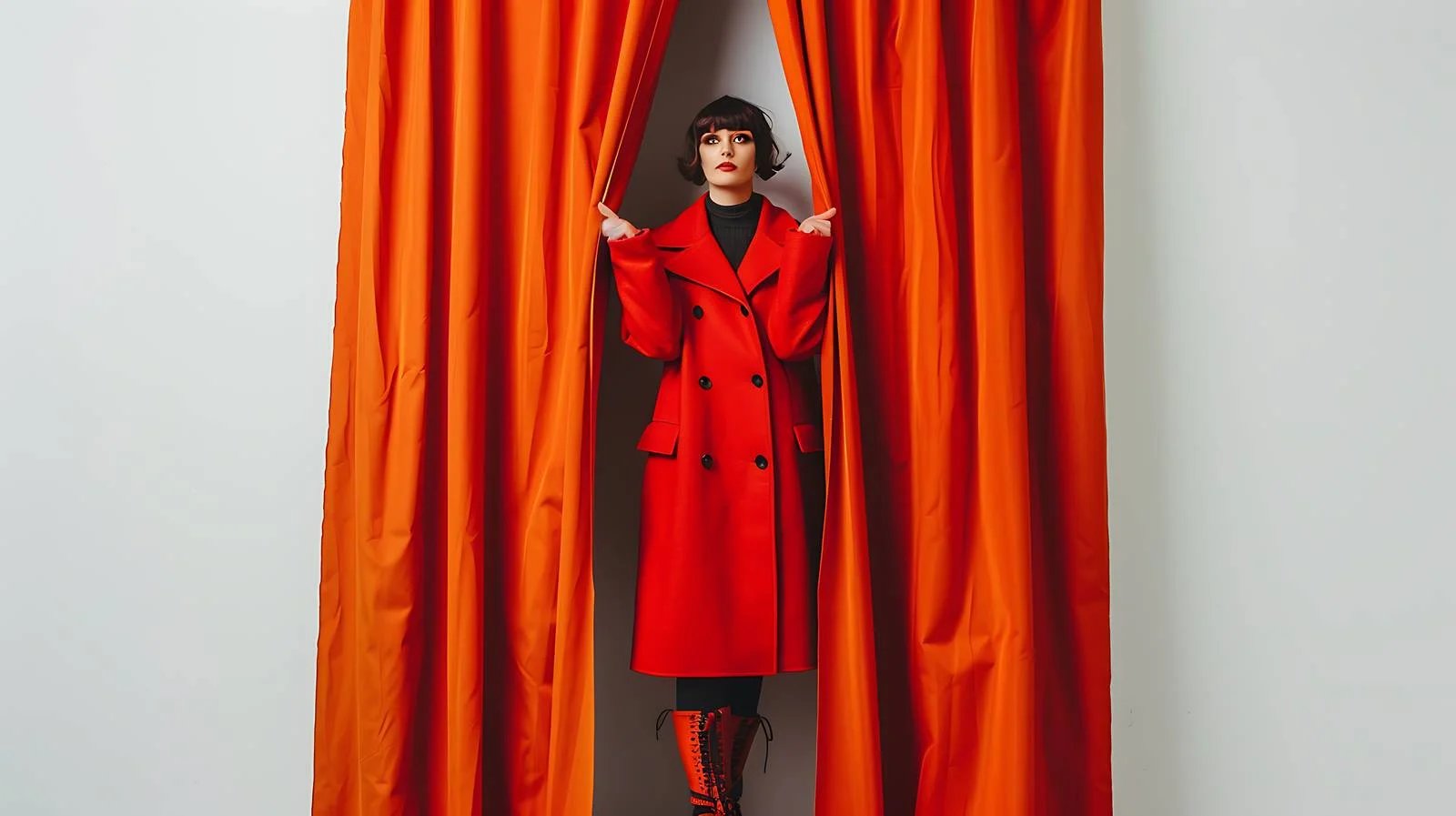 Elegant Woman Winter Fashion Portrait — free download from Dotvec