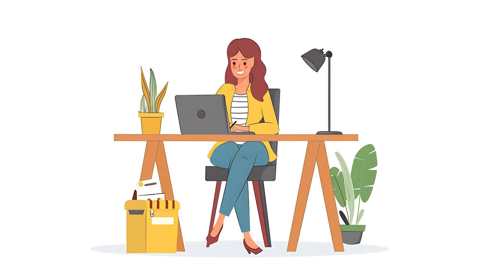 Remote Work Concept — free download from Dotvec