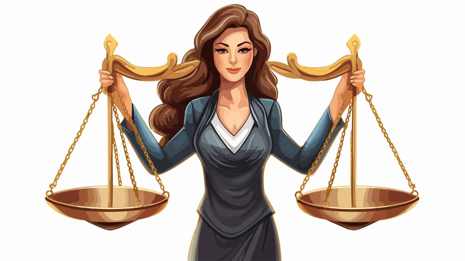 Legal Justice Costume with Scales — free download from Dotvec