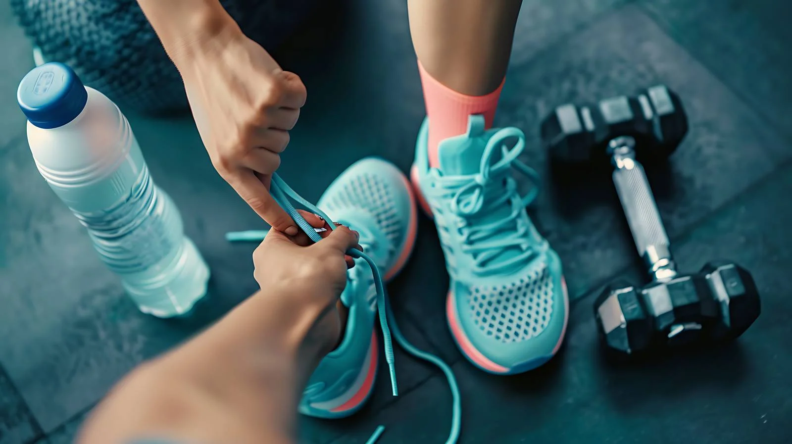 Tying Shoelaces on Sport Sneakers — free download from Dotvec