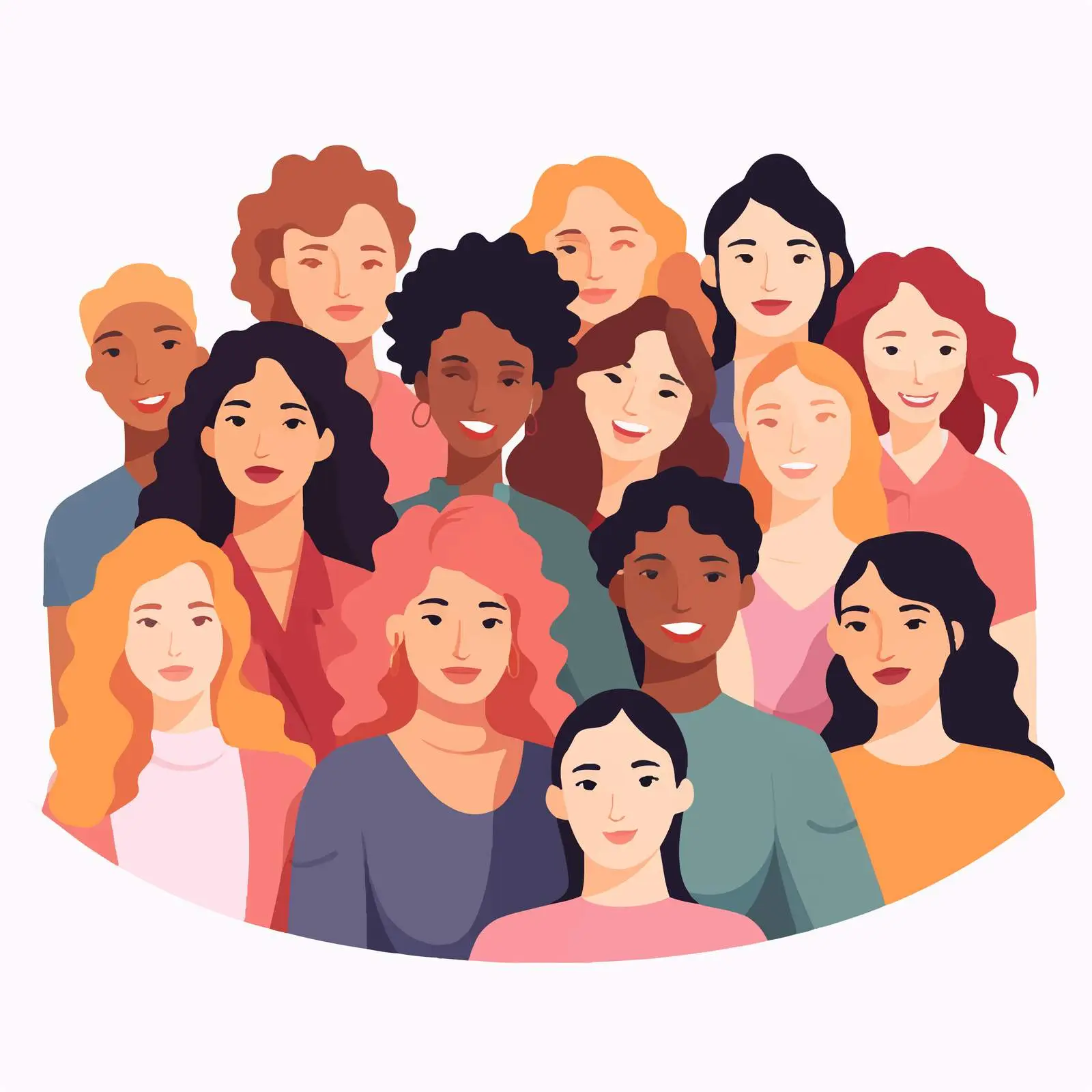 Empowering Women Through Diversity and Sisterhood – free feminism image from Dotvec