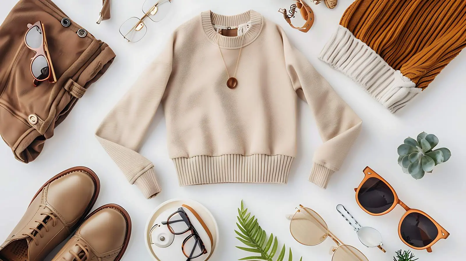 Modern Women's Fashion Clothes and Accessories Flat Lay – free wearable art image from Dotvec