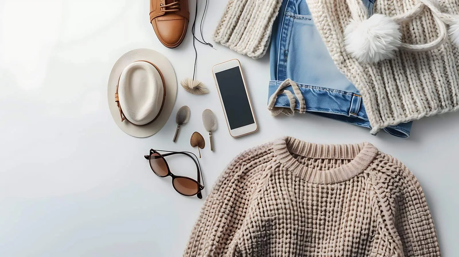 Modern Women's Fashion Clothing and Accessories Flat Lay – free daily outfit image from Dotvec