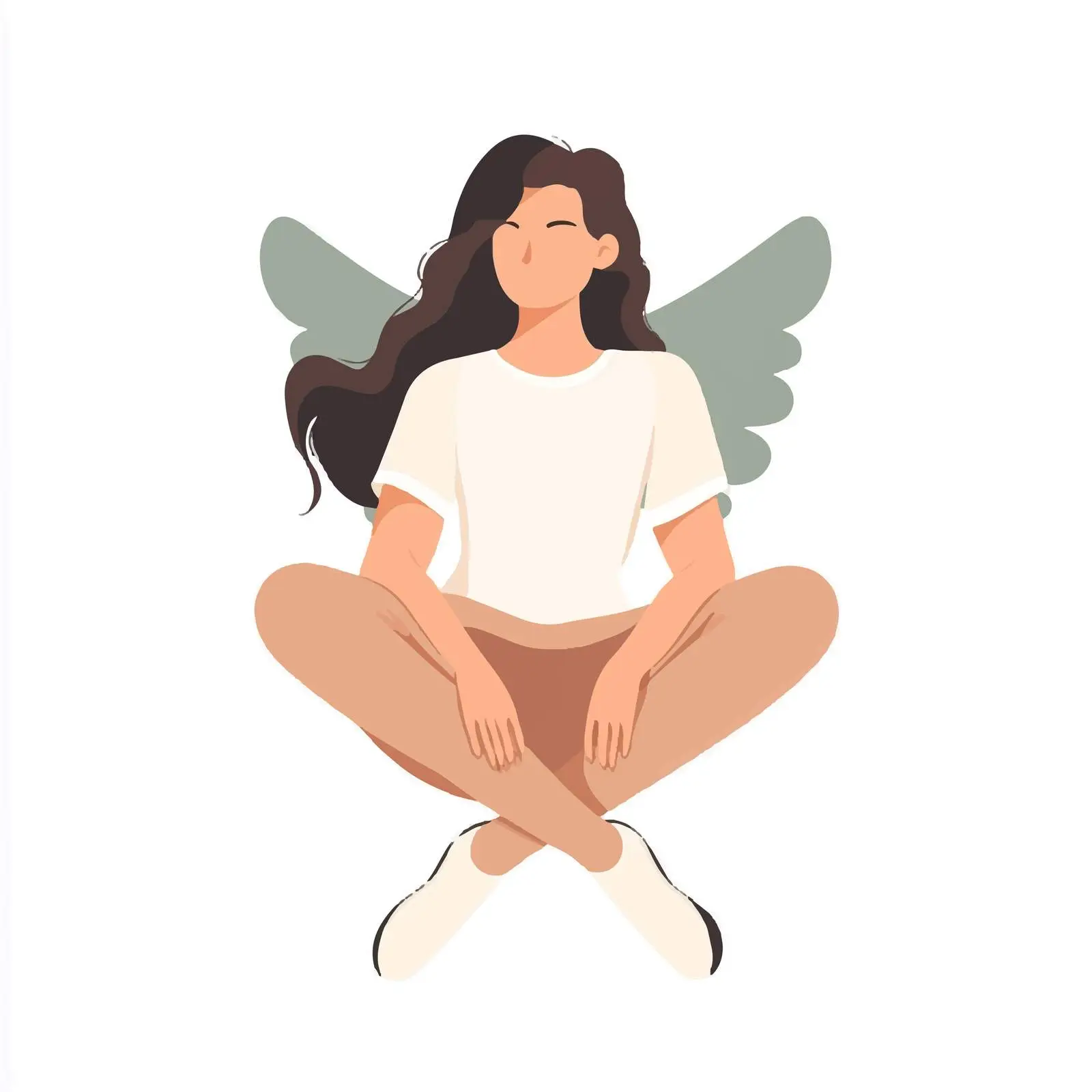 Women Relaxing in a Centered Composition — free download from Dotvec