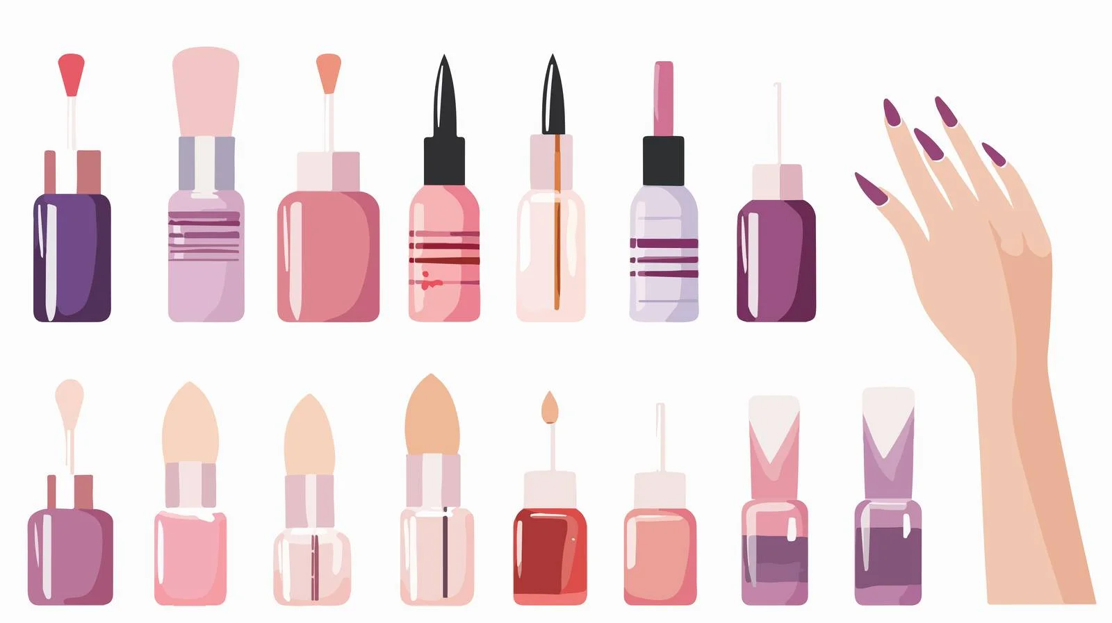 Elegant Female Manicured Hands with Polish — free download from Dotvec