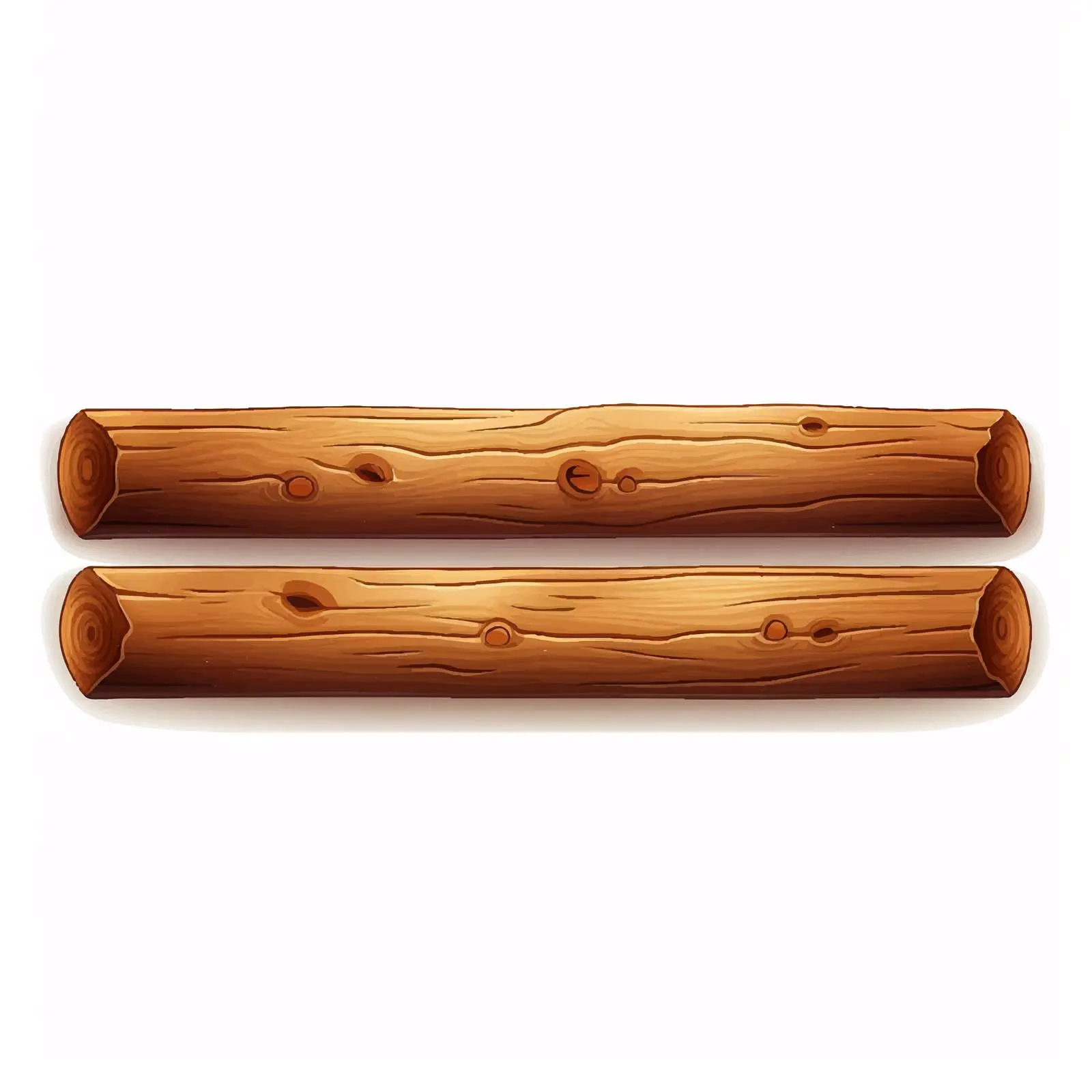 Wood Beam Line Vector Illustration on White Background — free download from Dotvec