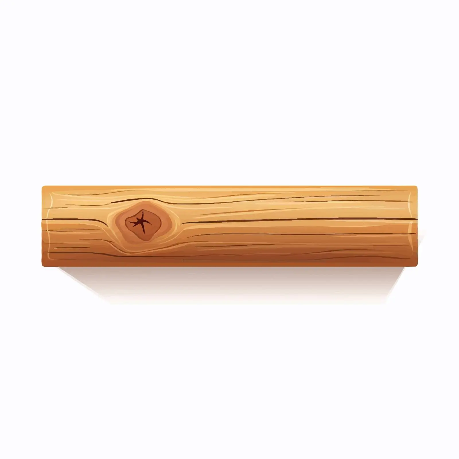 Wood Beam Vector Illustration on White Background – free architecture design image from Dotvec