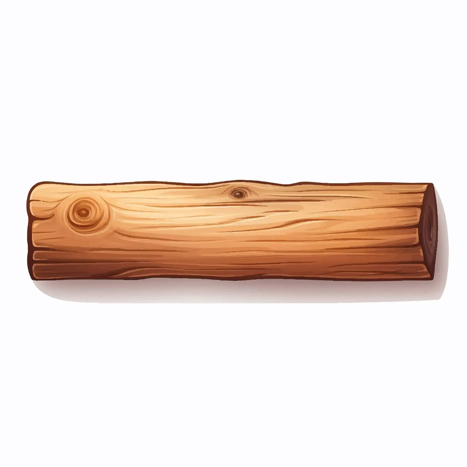 Wood Beam Vector Illustration on White Background — free download from Dotvec