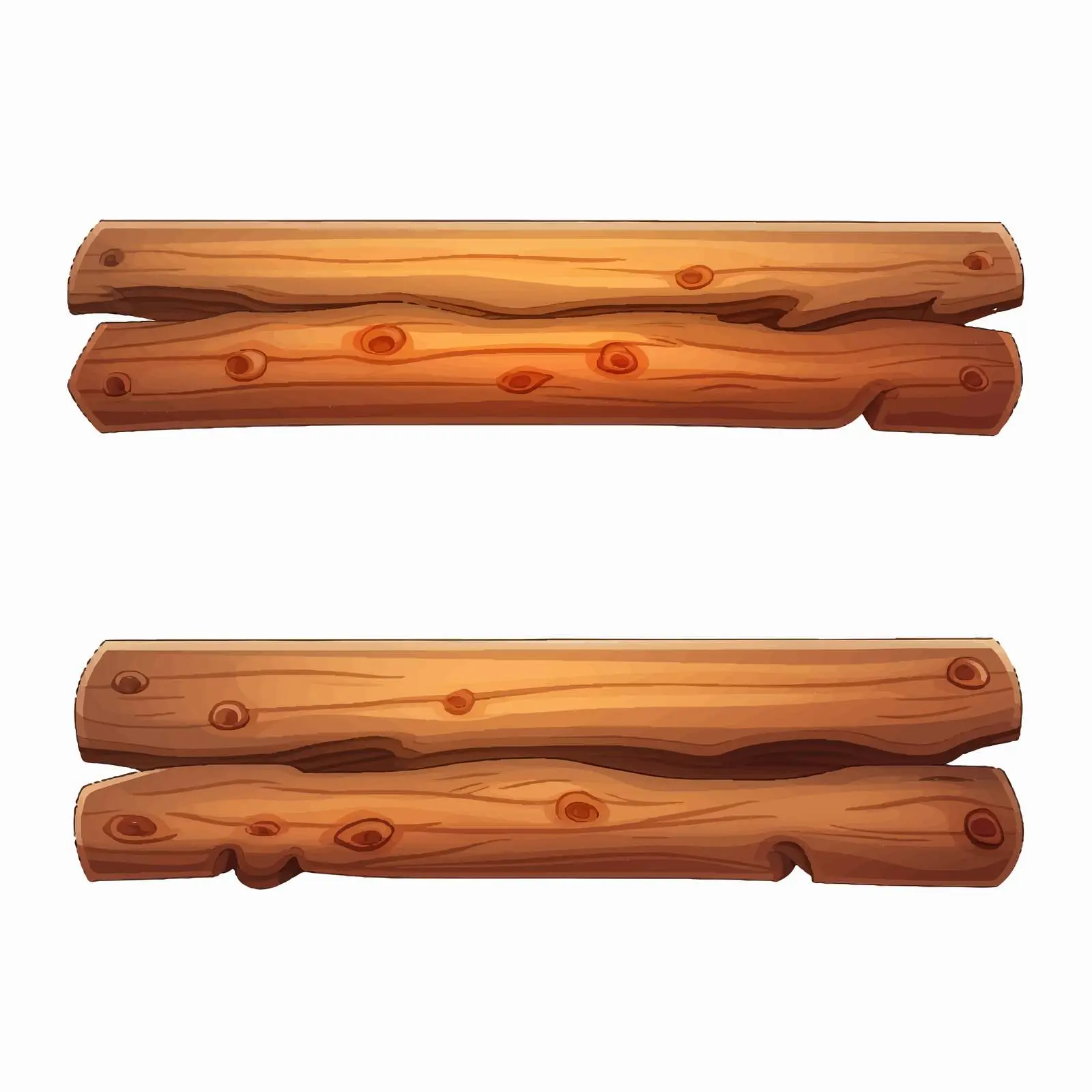 Wood Beam Vector Illustration on White Background – free beam image from Dotvec