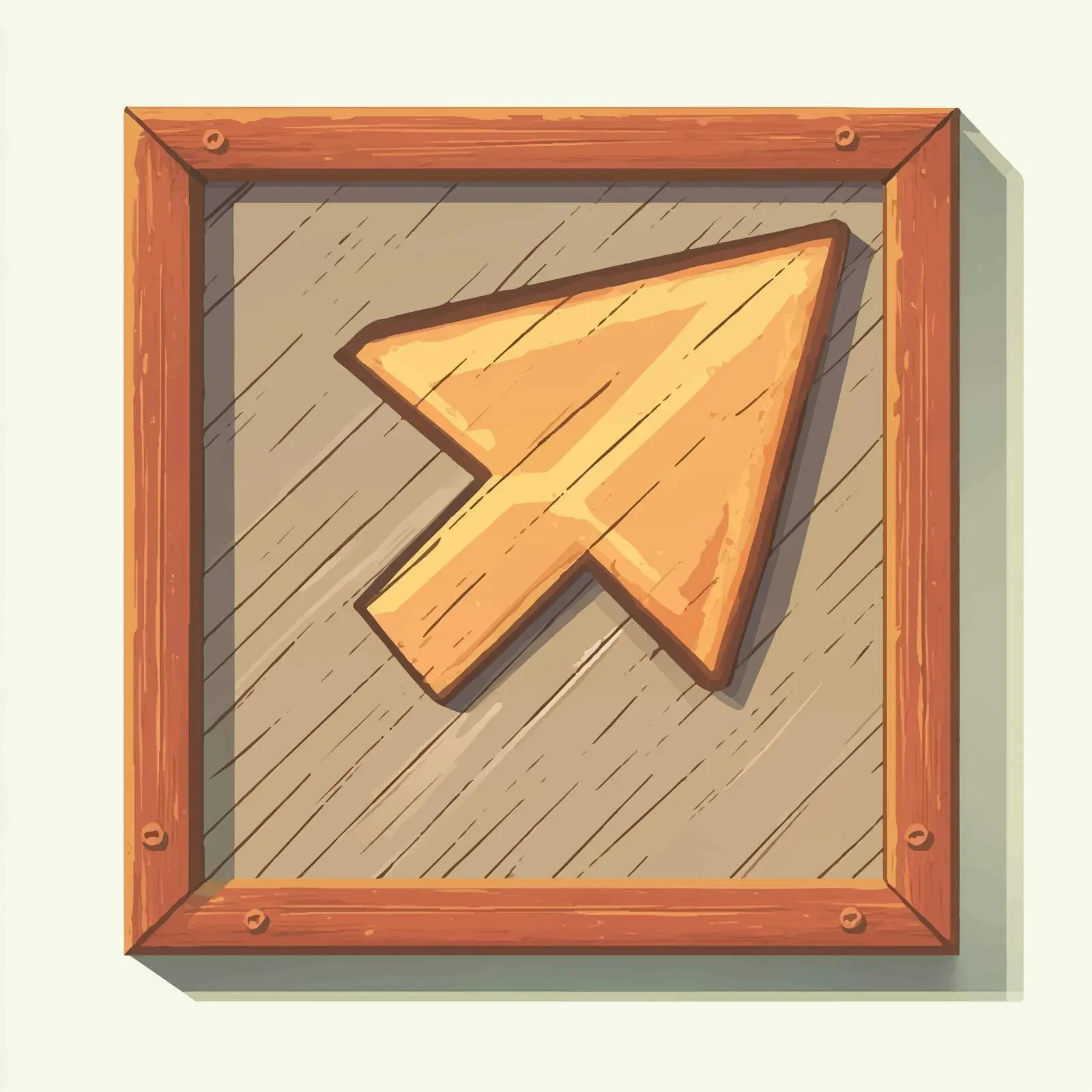 Flat Vector Illustration of Wooden Arrows — free download from Dotvec