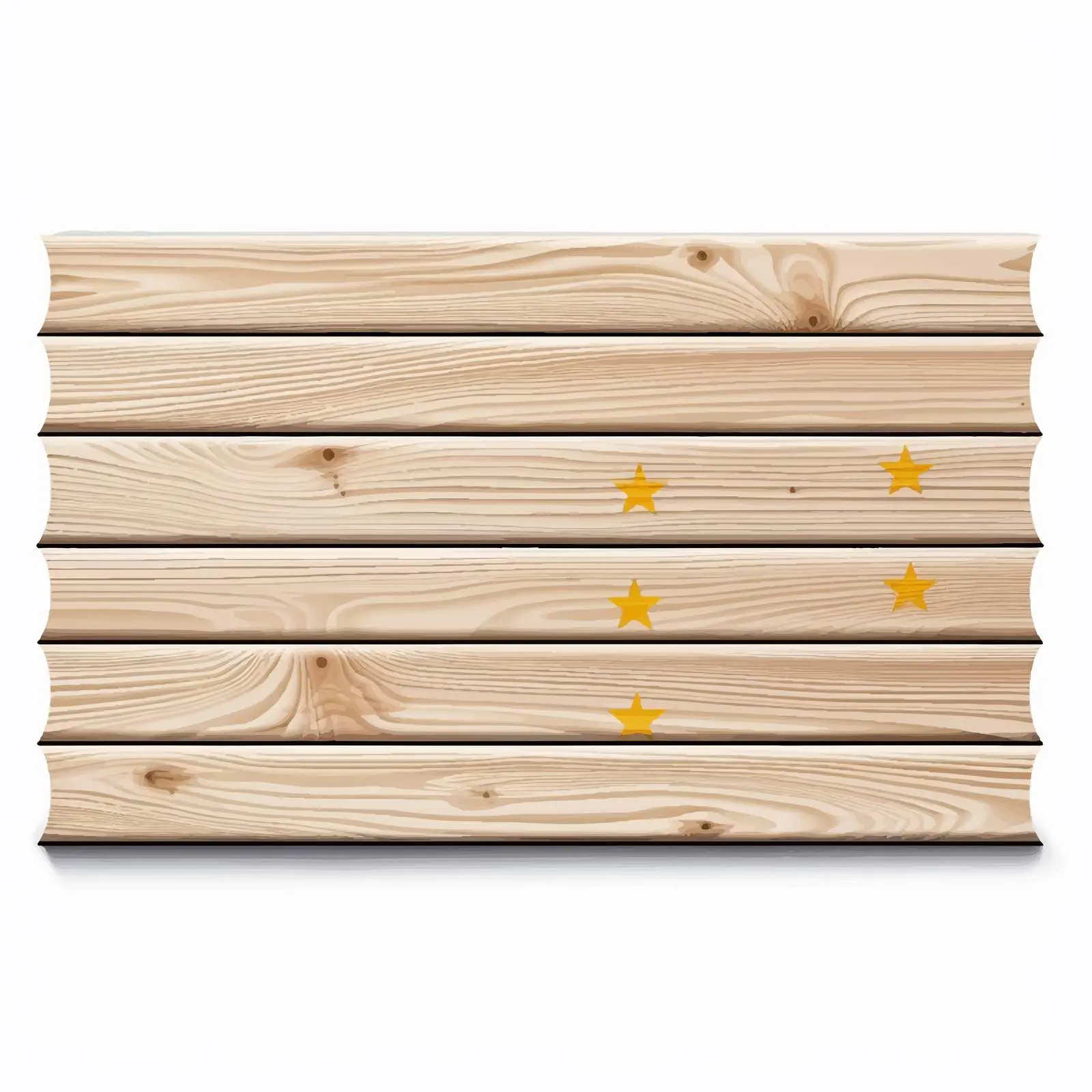 Cartoon Vector of EU Flag Wooden Background — free download from Dotvec