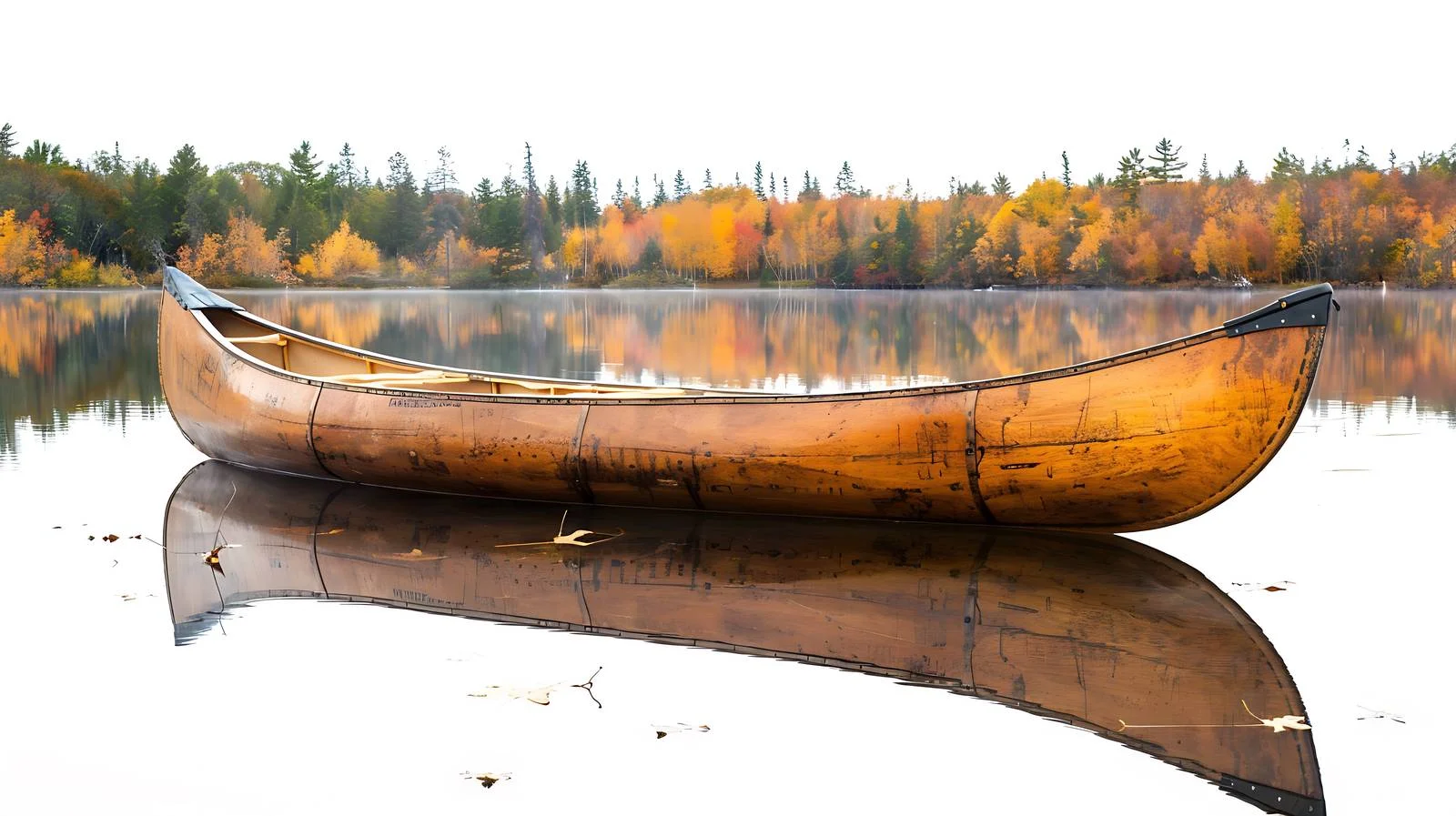 Serene Canoe on Blue Boundary Waters Lake — free download from Dotvec