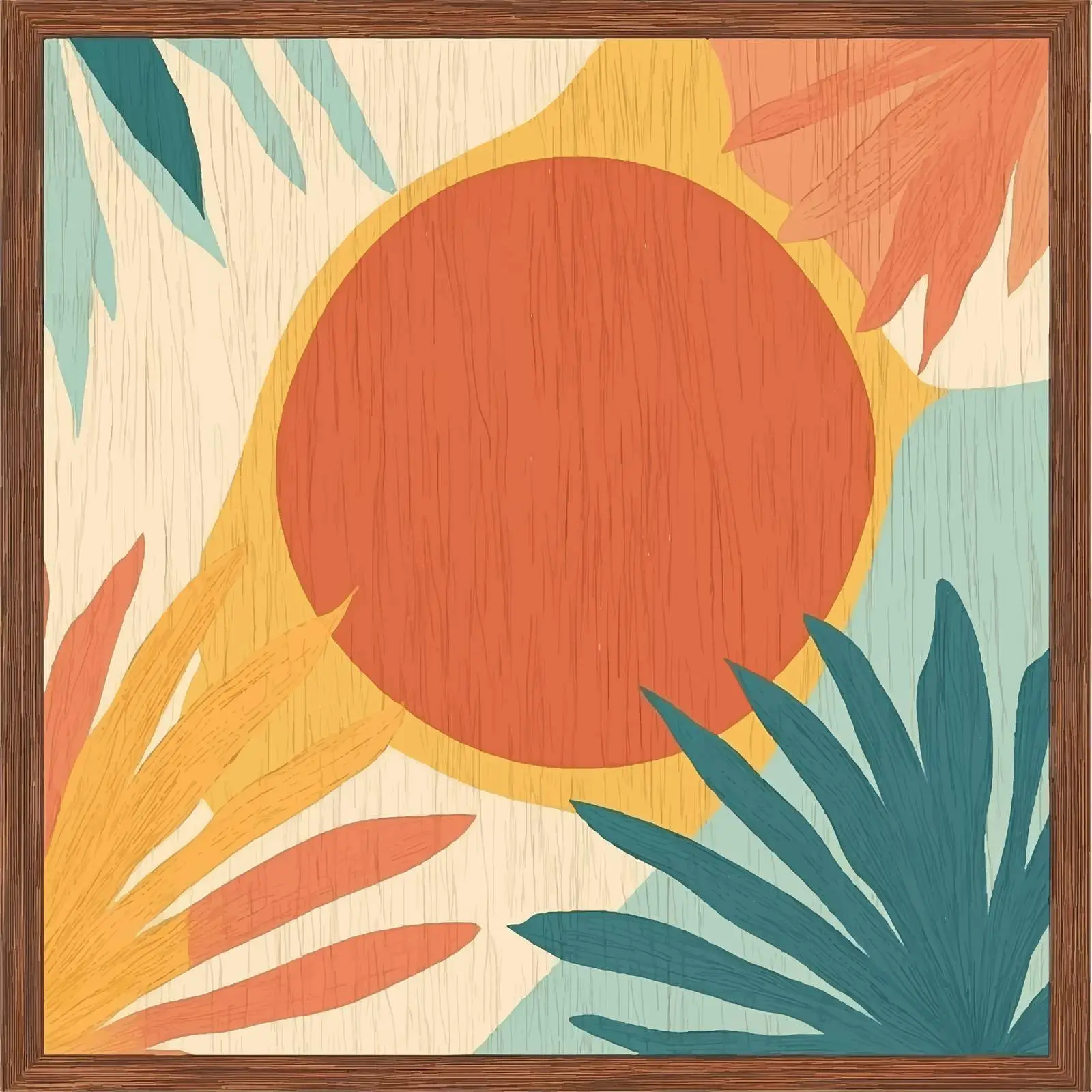 Stylish Wooden Design Flat Vector Illustration — free download from Dotvec