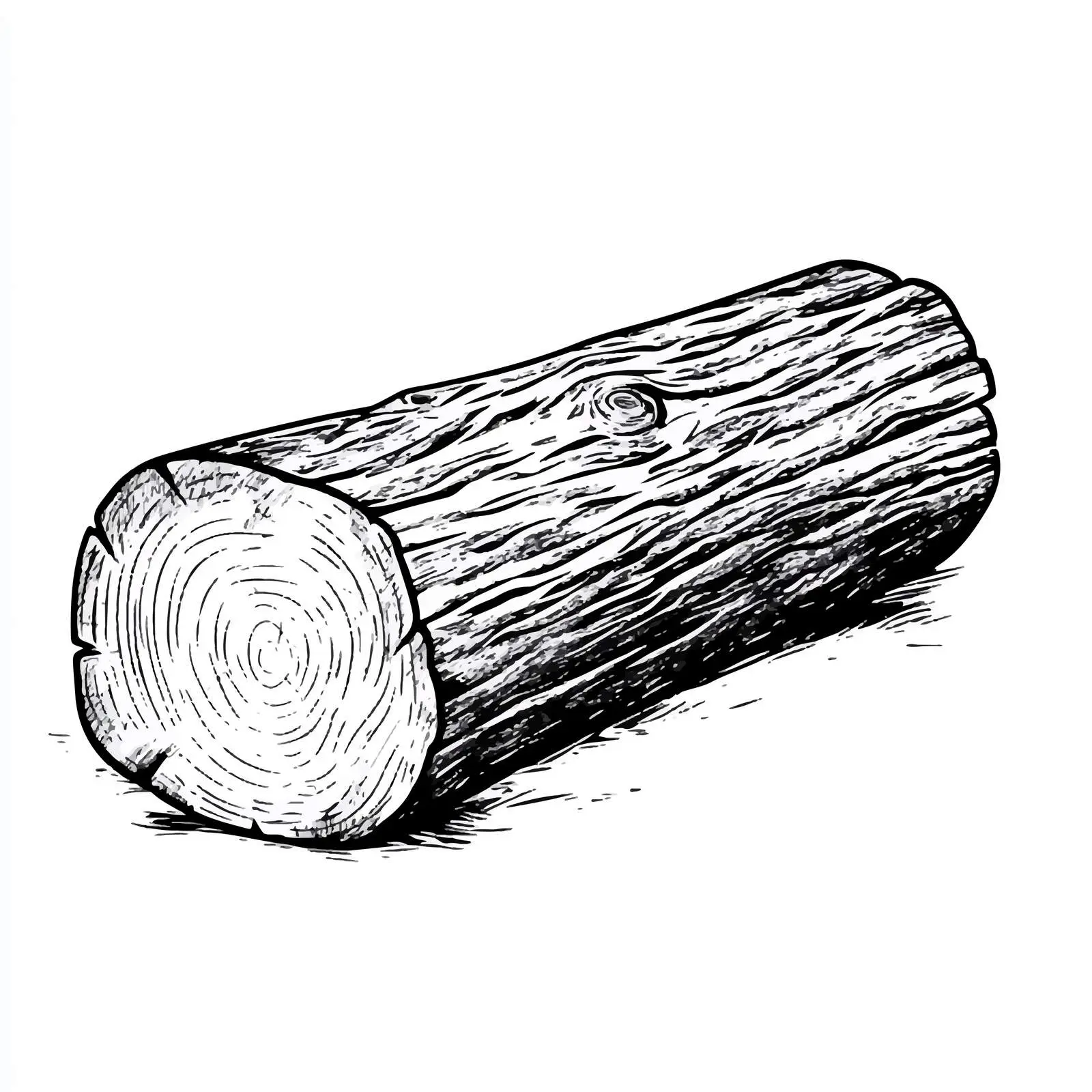 Wooden Log Cartoon Vector Illustration — free download from Dotvec