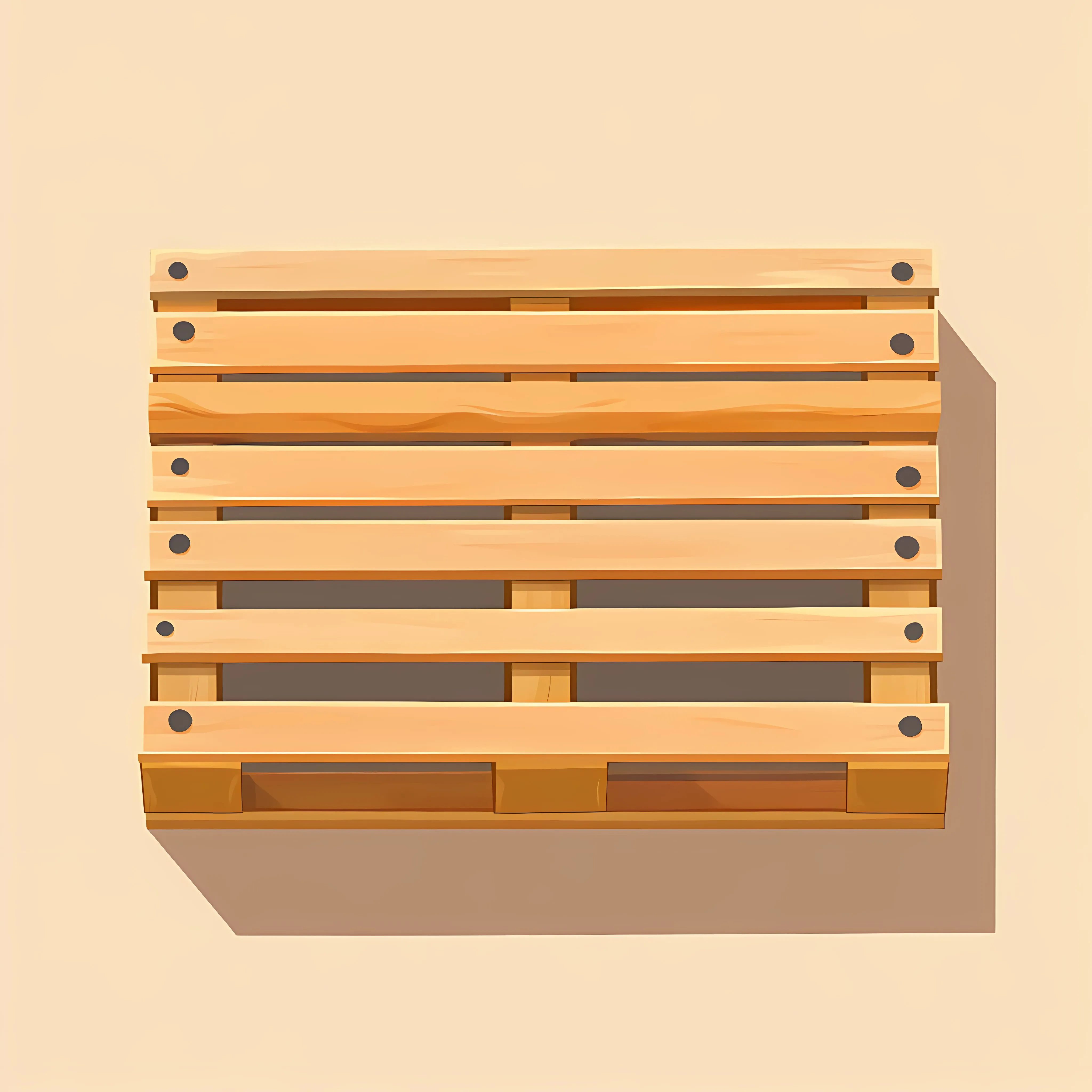 Wooden Pallet Flat Vector Illustration — free download from Dotvec