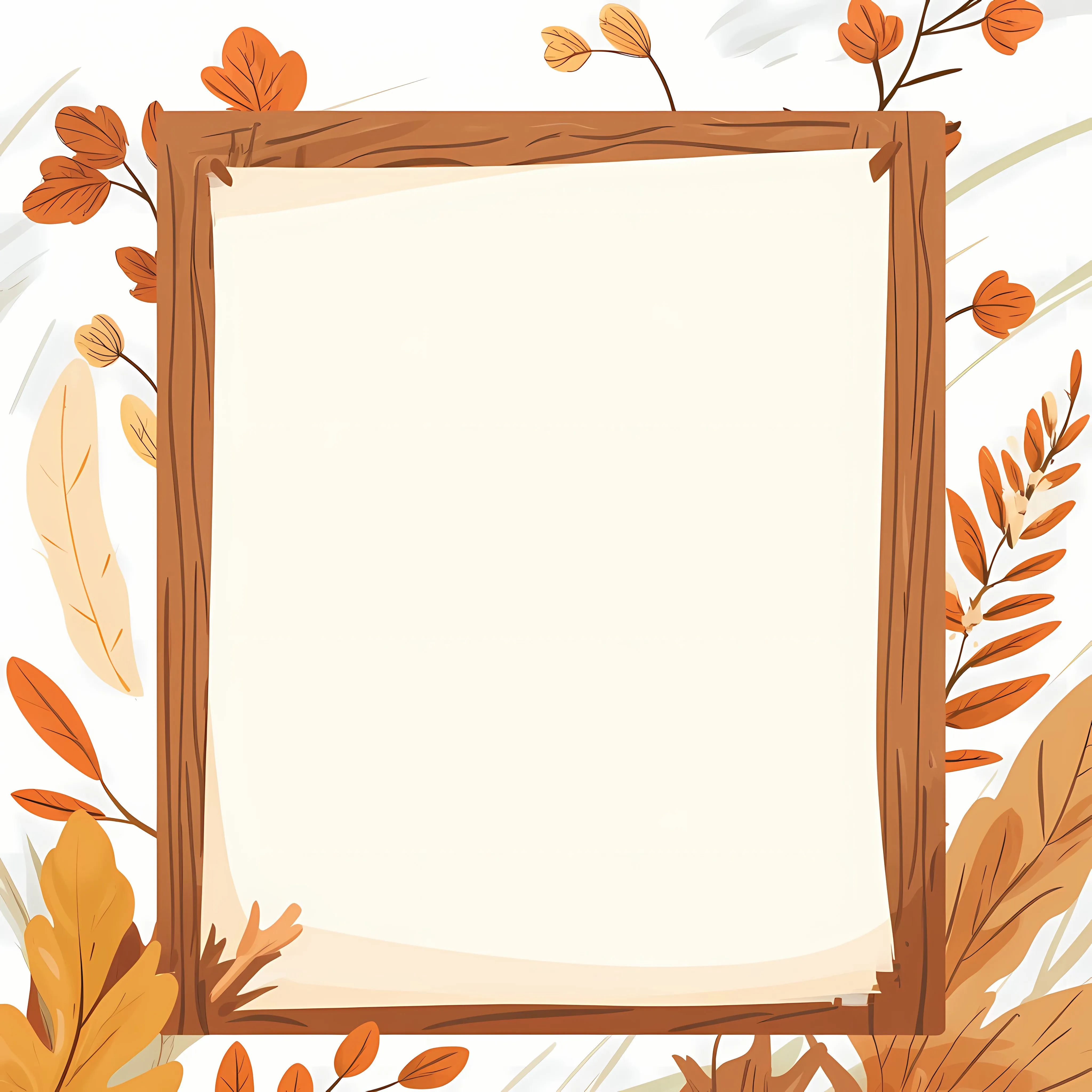 Wooden Plank Placard with White Paper Design — free download from Dotvec