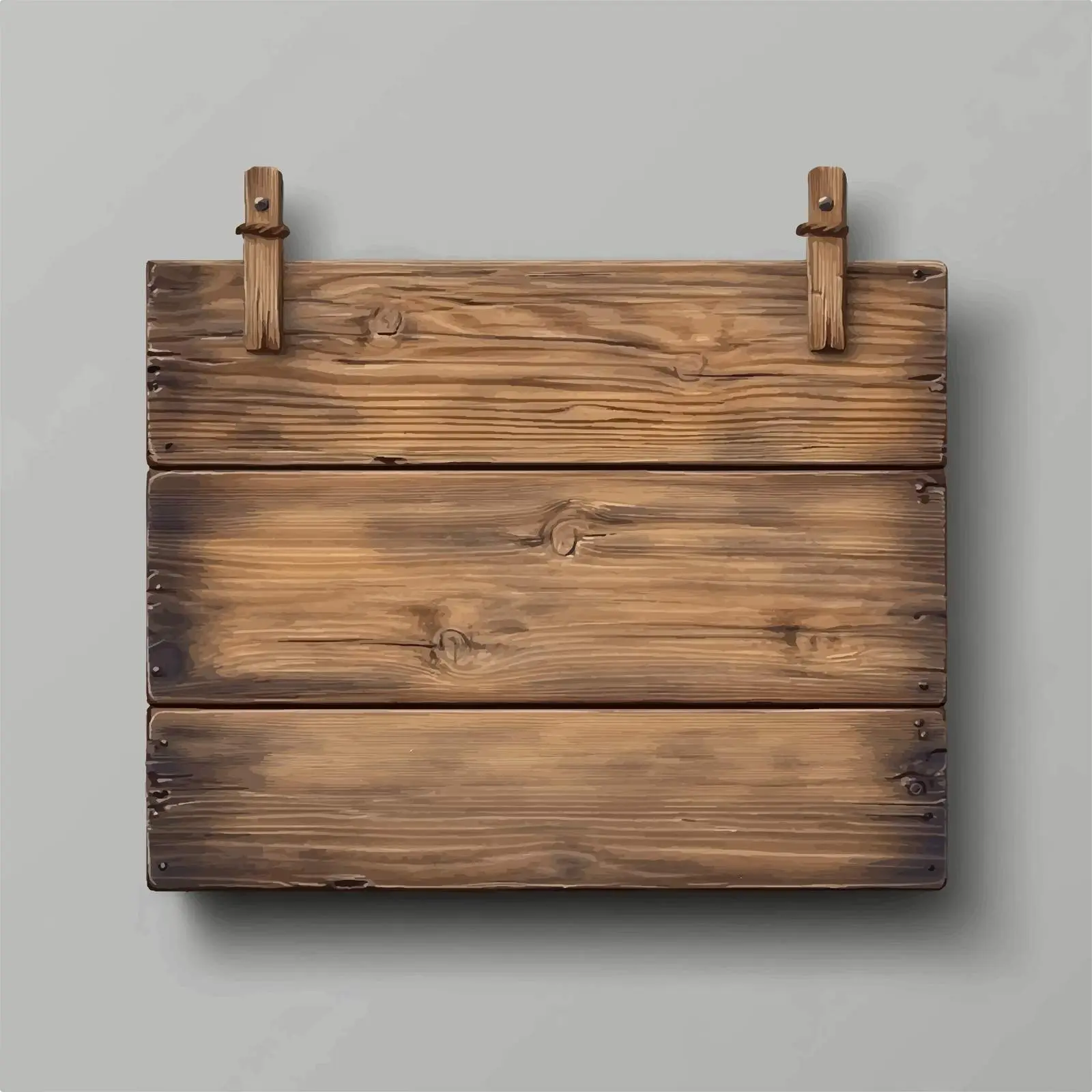 Realistic Wooden Signboard Vector Design – free realistic texture image from Dotvec