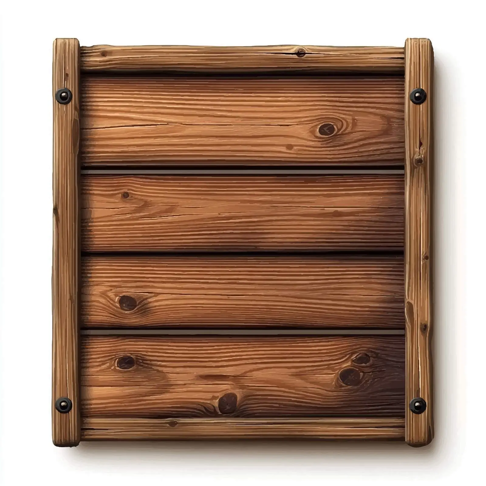 Realistic Wooden Signboard Vector Illustration — free download from Dotvec