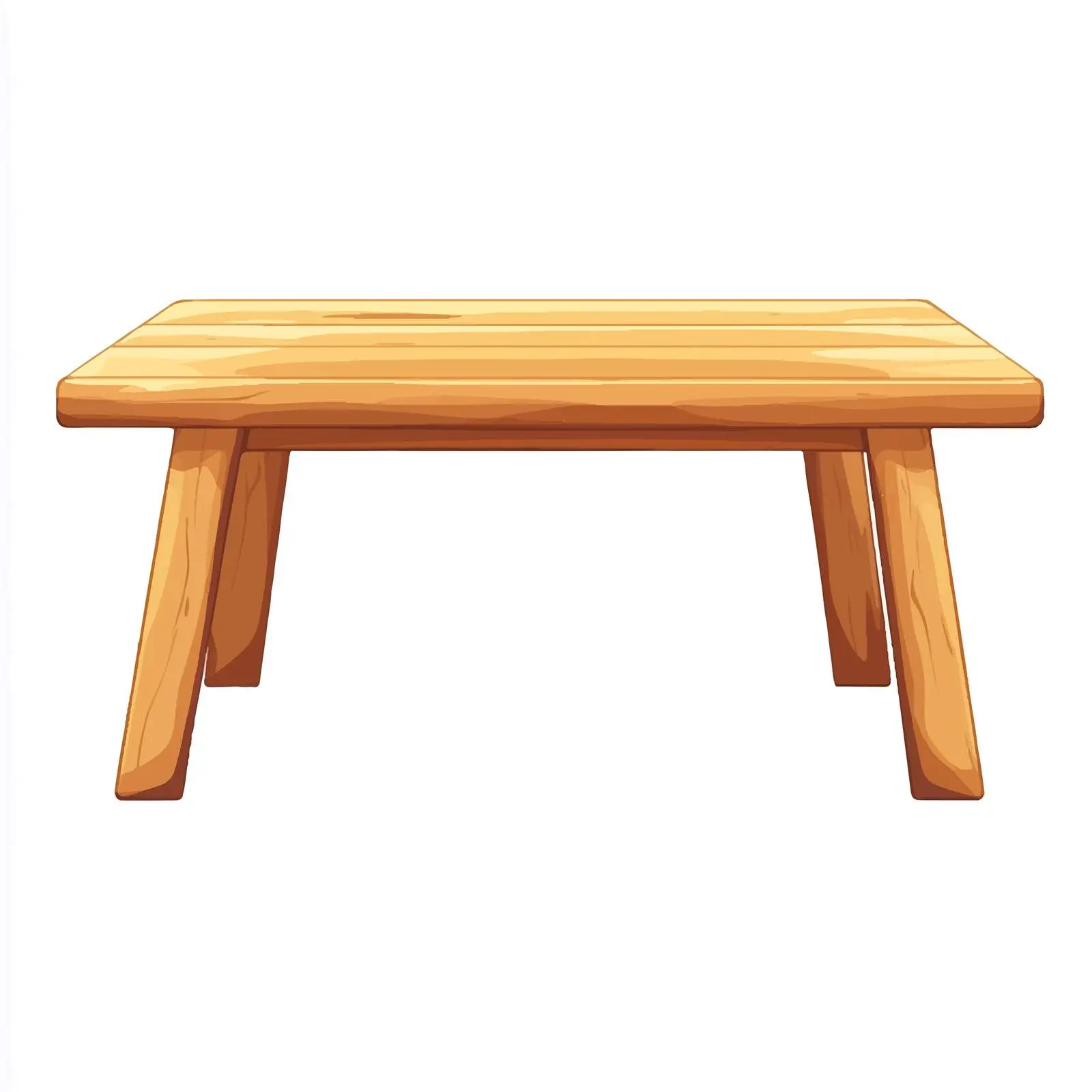 Cartoon Wooden Table Vector Illustration — free download from Dotvec