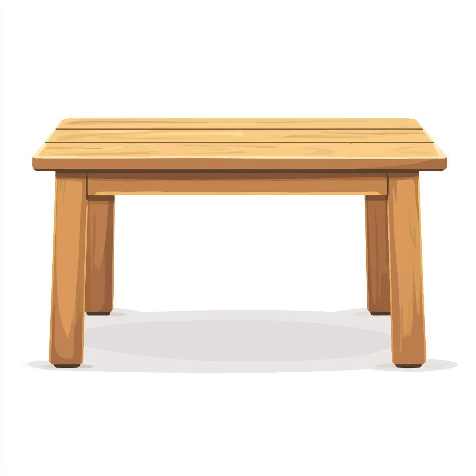 Cartoon Wooden Table Vector Illustration — free download from Dotvec
