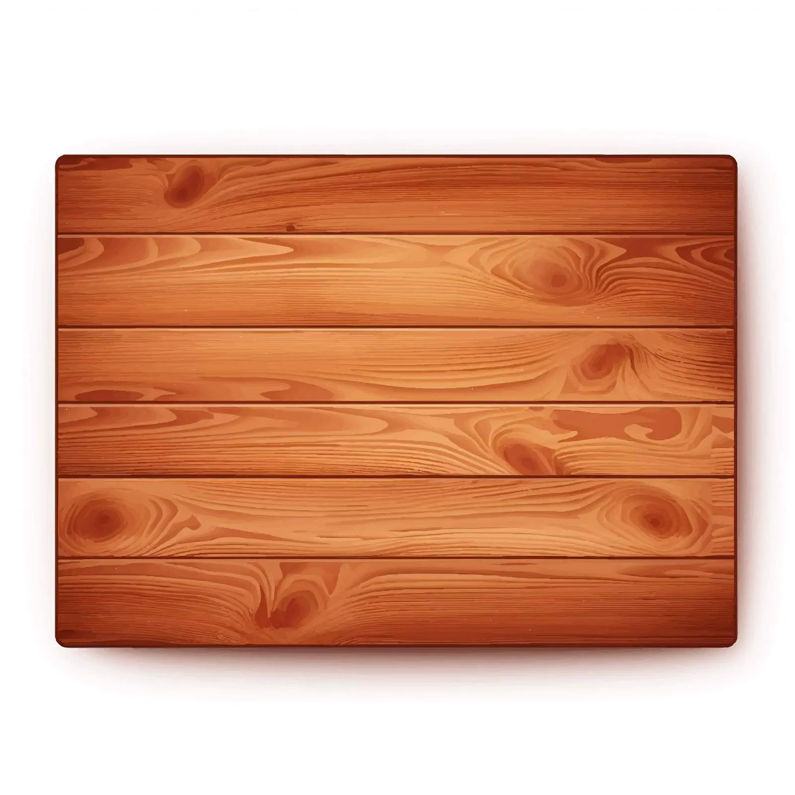 Wooden Table Vector Illustration on White Background – free cartoon table image from Dotvec