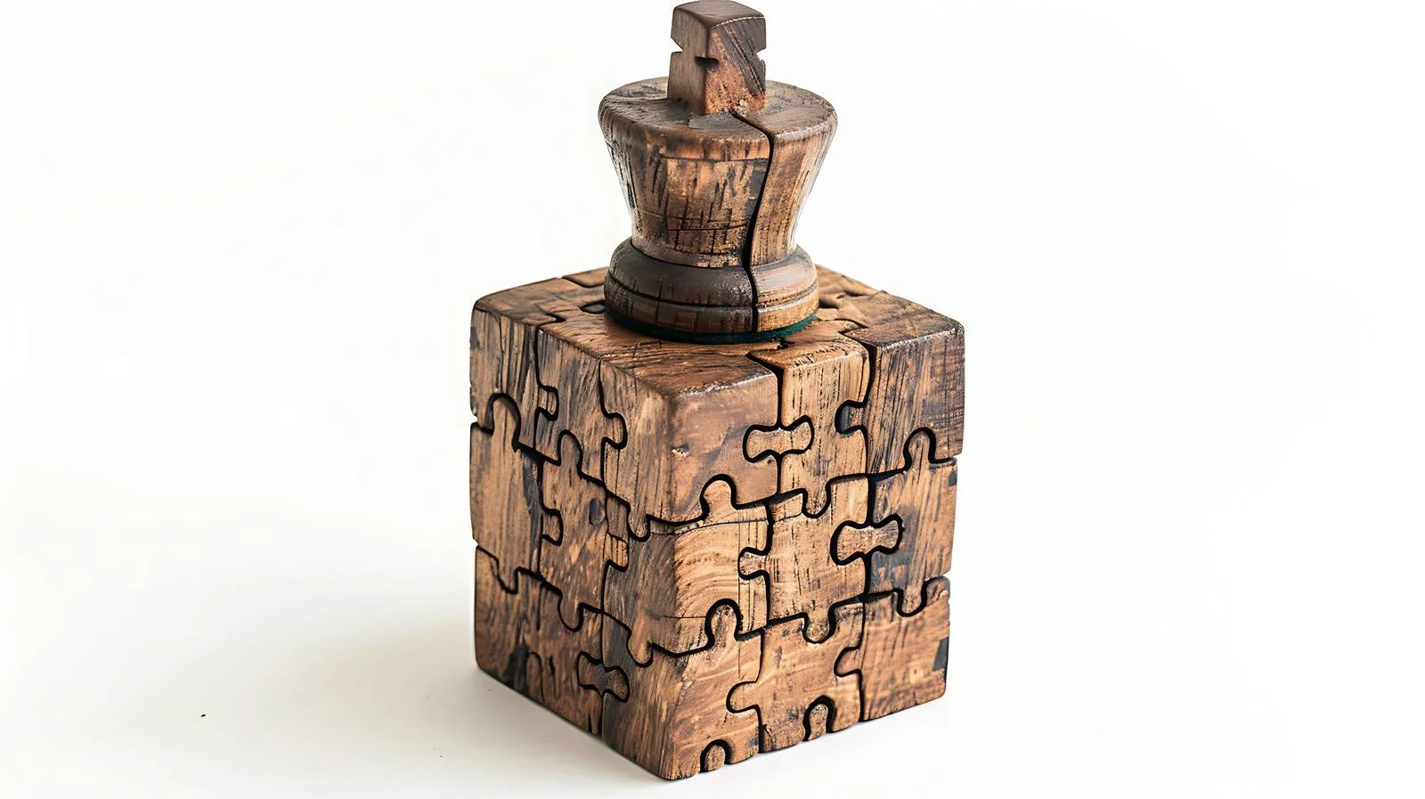 Chess Idea Jigsaw Puzzle Cube Wood — free download from Dotvec