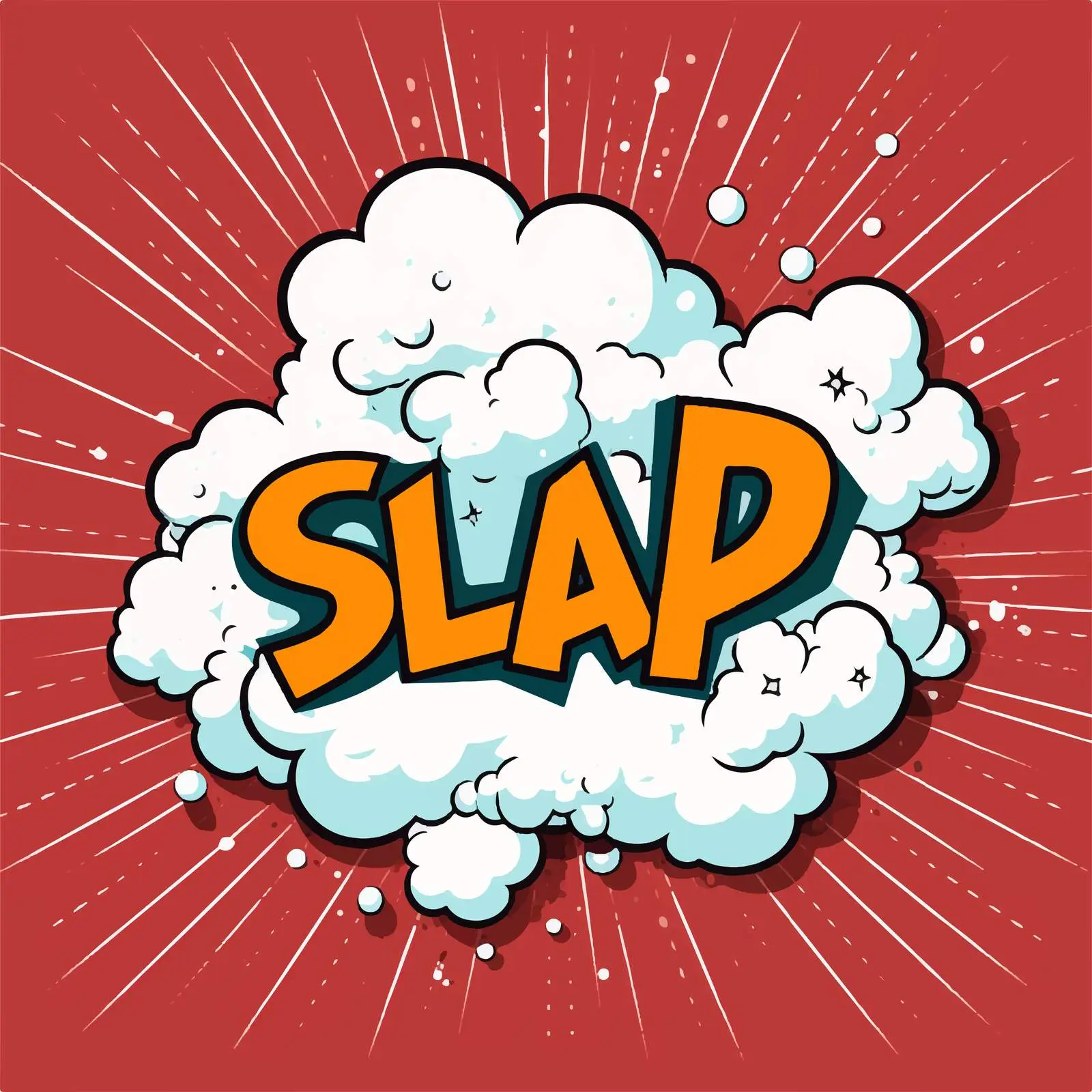 Comic Cloud Explosion Vector Illustration — free download from Dotvec