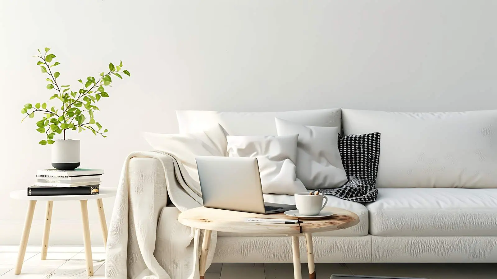 Cozy Work-at-Home Setup with Laptop – free work life image from Dotvec